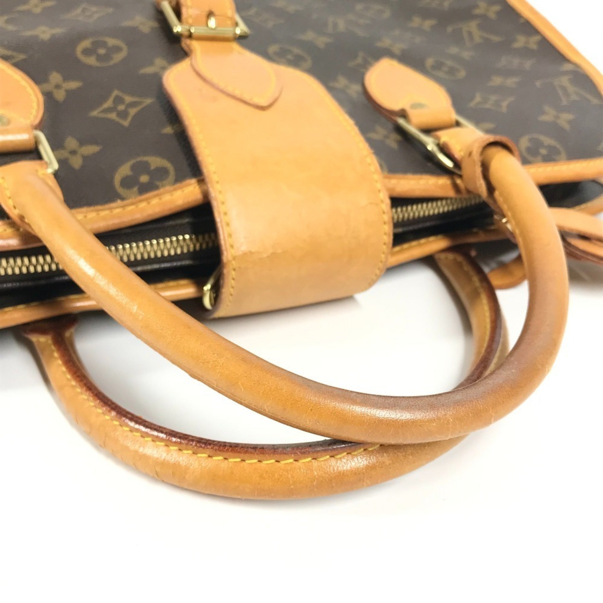 Louis Vuitton Brown Galle Monogram Monogram Handbag (Pre-Owned)