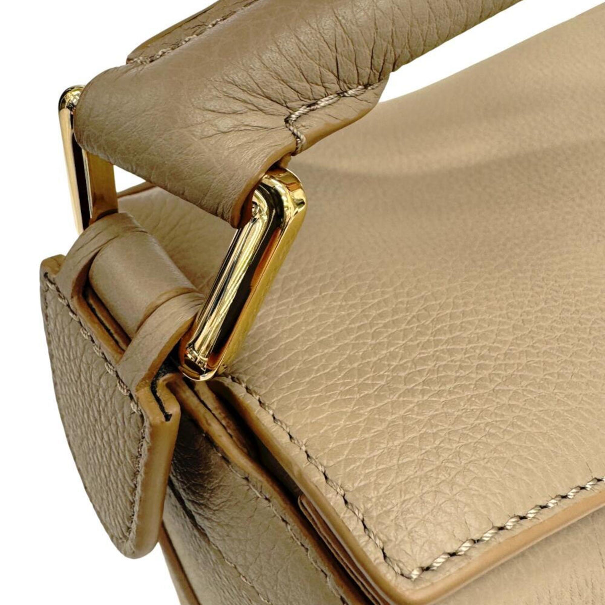 Loewe Sand Leather Handbag Shoulder Bag (Pre-Owned)