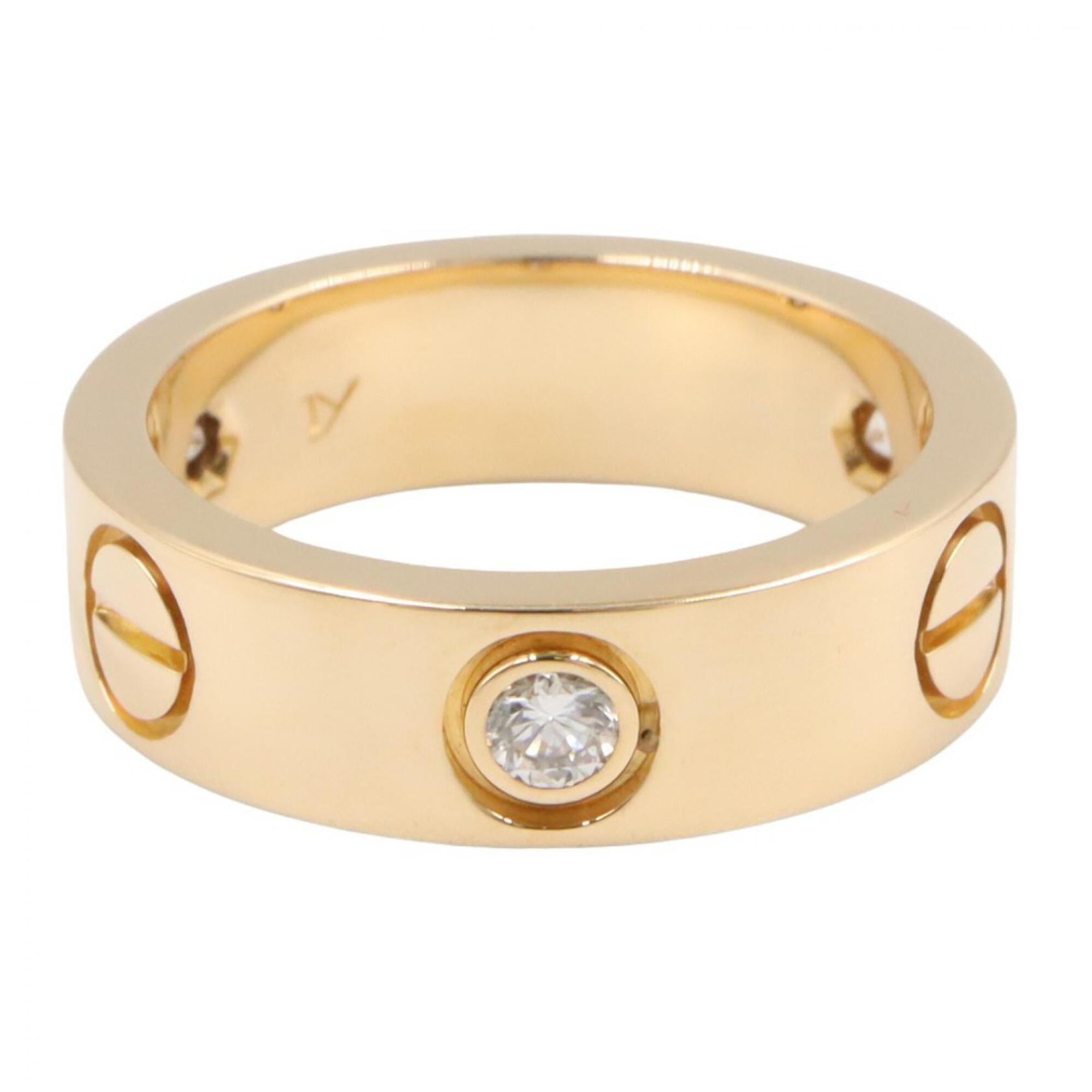 Cartier Gold Clear Yellow Gold (18K) Band Ring (Pre-Owned)