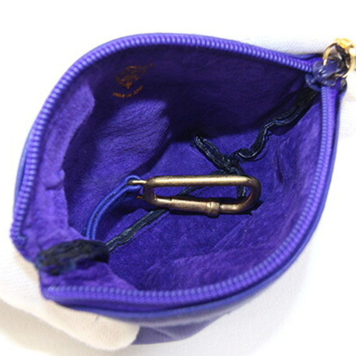 Gucci Blue Leather Coin Purse/Coin Case (Pre-Owned)
