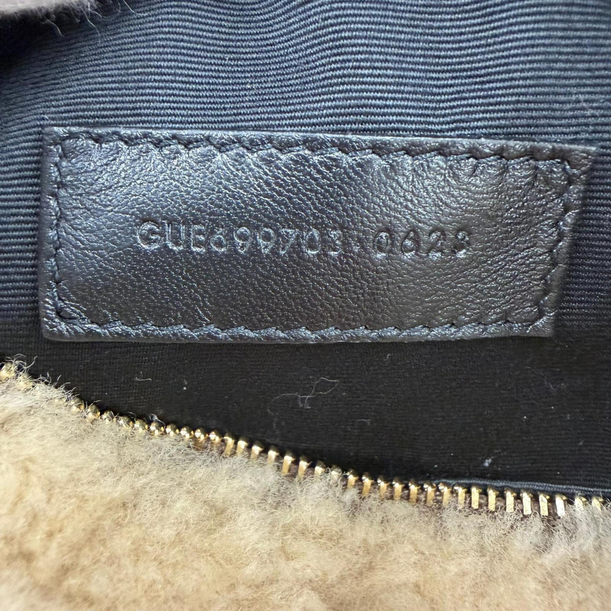 Saint Laurent Beige Brown Leather Handbag Shoulder Bag (Pre-Owned)