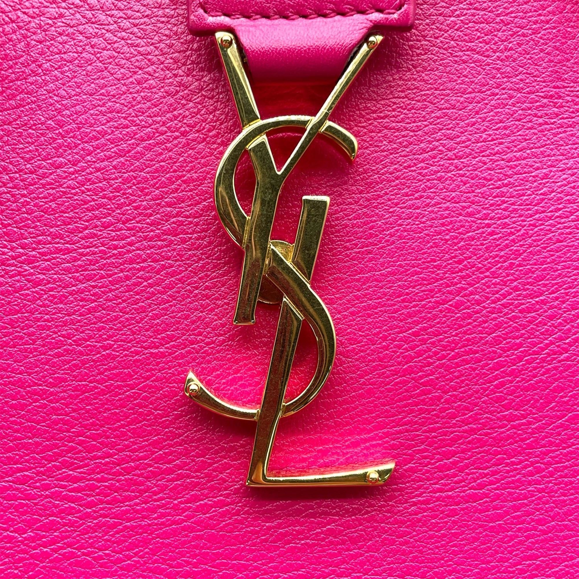Saint Laurent Pink Leather Handbag (Pre-Owned)