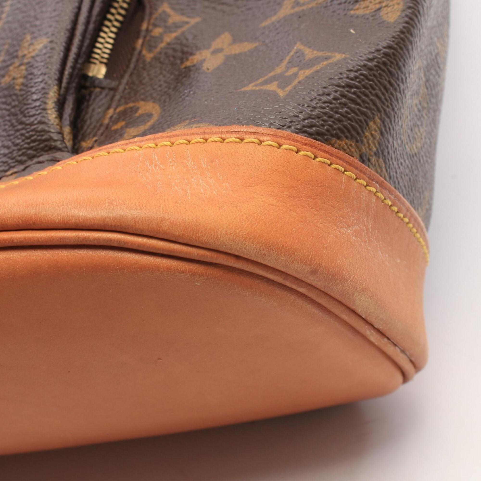 Louis Vuitton Brown Monogram Monogram Leather Backpack (Pre-Owned)