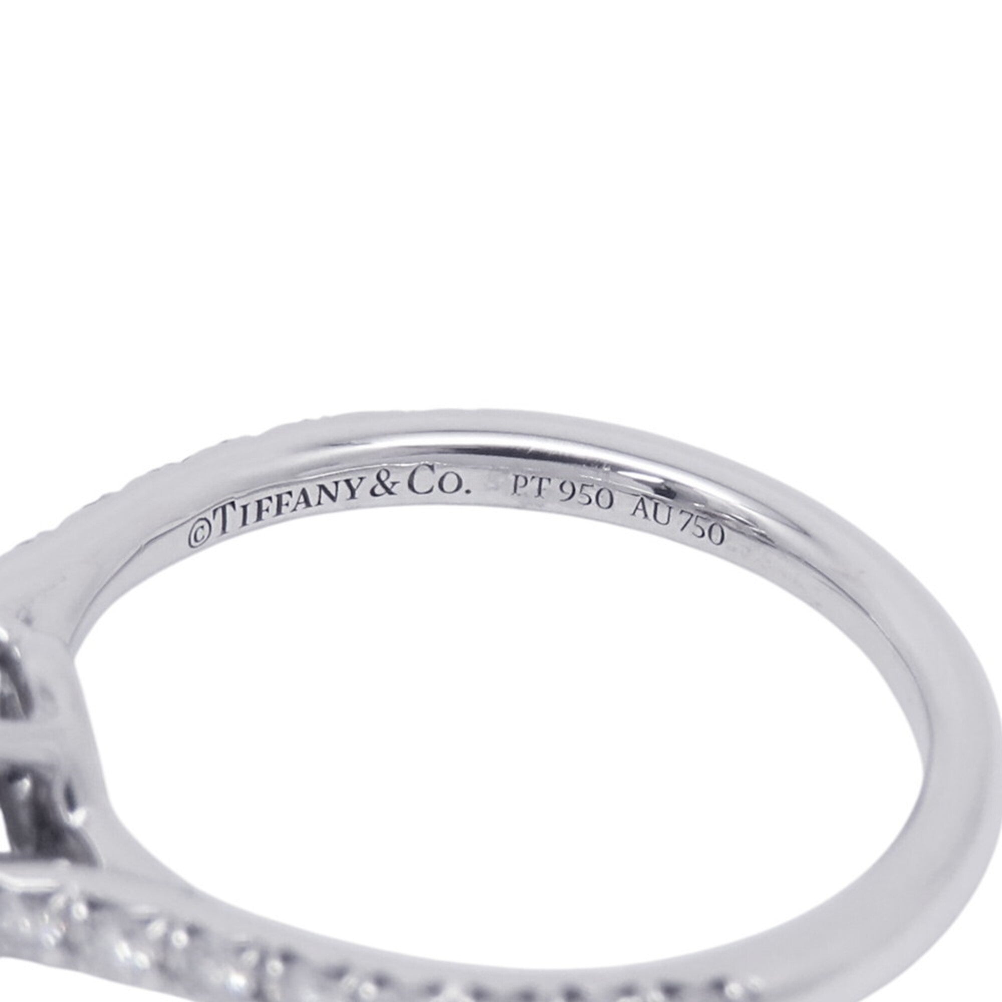 Tiffany Yellow Gold (18K) Platinum 950 Band Ring (Pre-Owned)