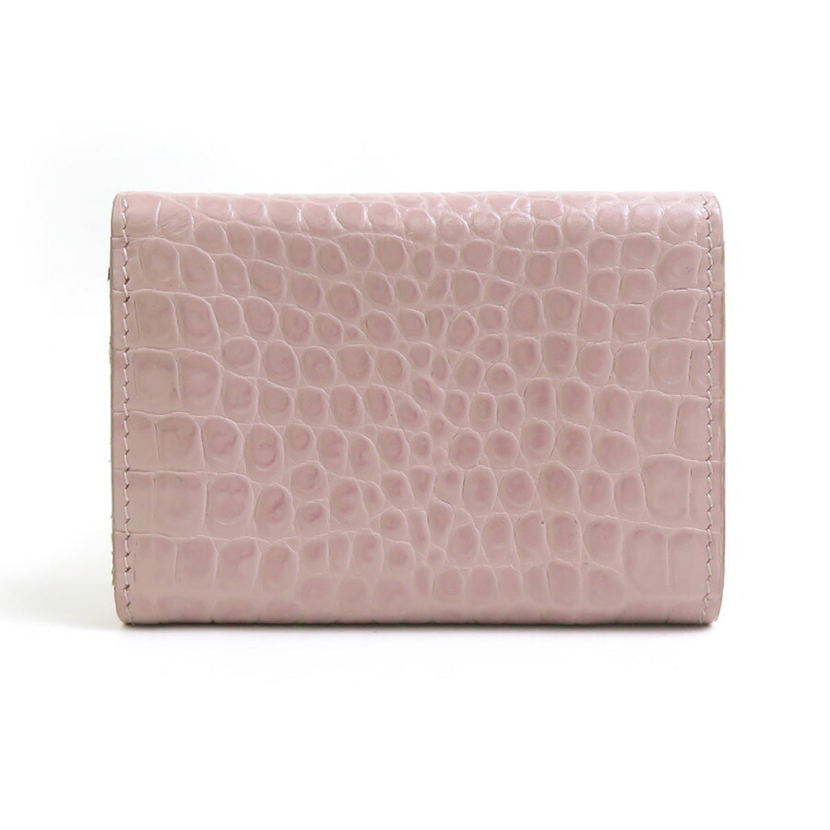Saint Laurent Pink Leather Wallet (Tri-Fold) (Pre-Owned)