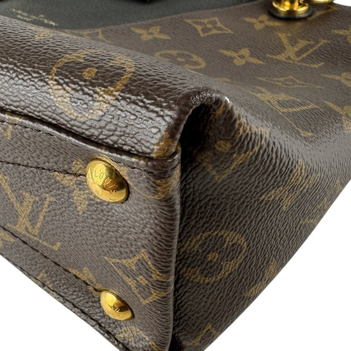 Louis Vuitton Monogram Noir Monogram Leather Handbag Shoulder Bag (Pre-Owned)