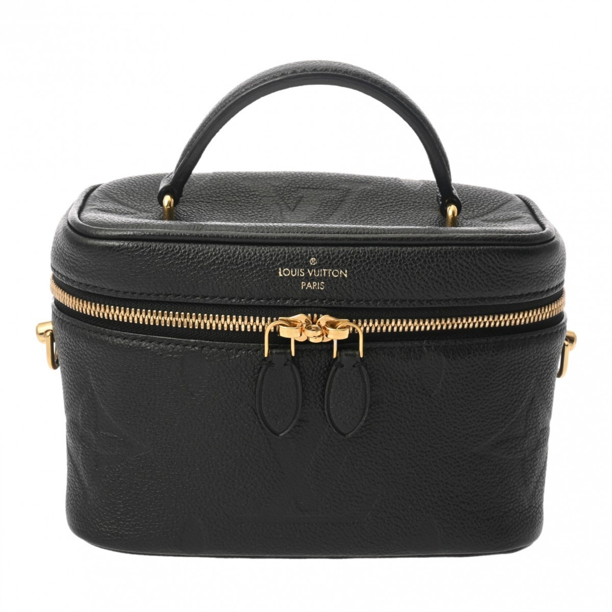 Louis Vuitton Noir Leather Vanity Bag (Pre-Owned)