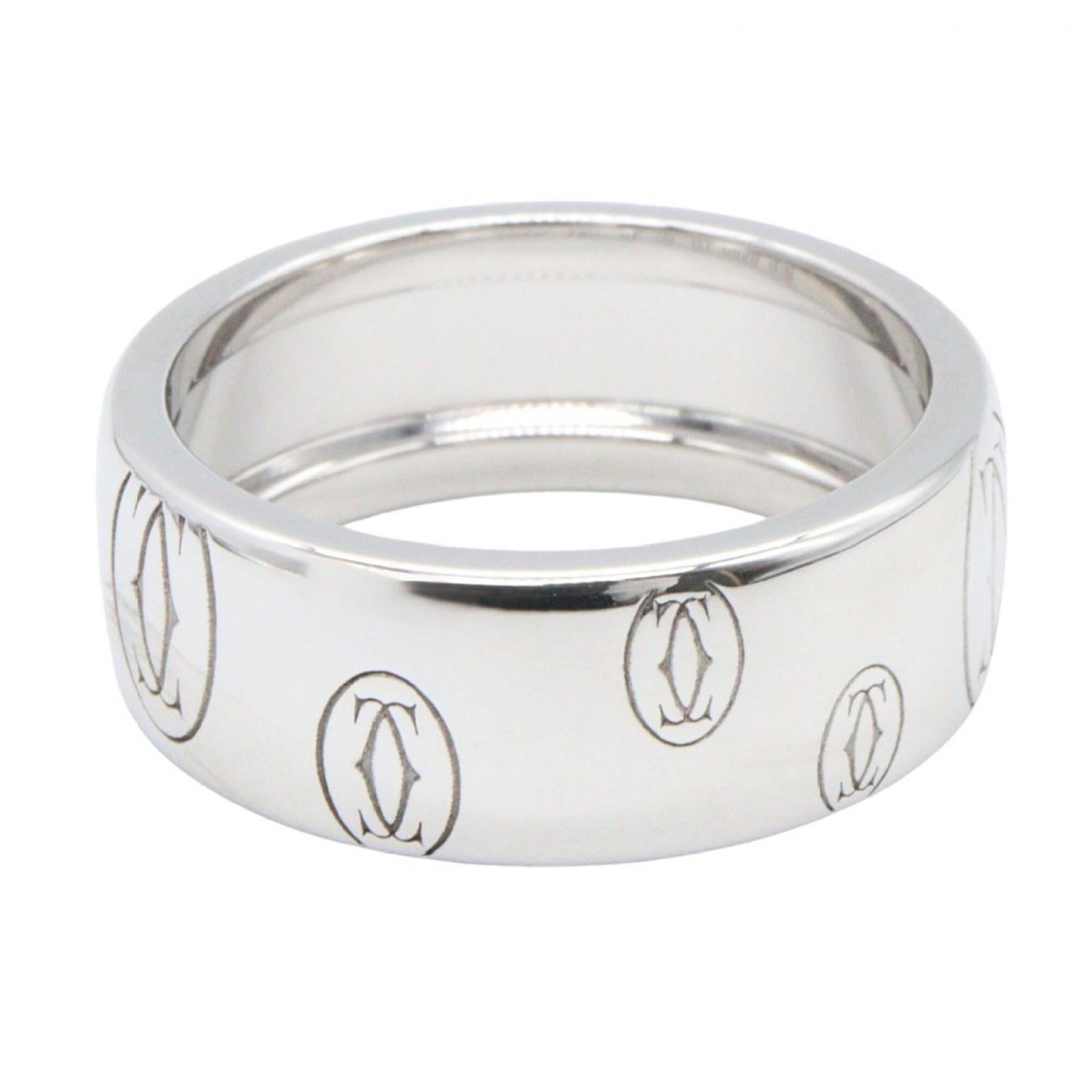 Cartier Silver White Gold (18K) Band Ring (Pre-Owned)