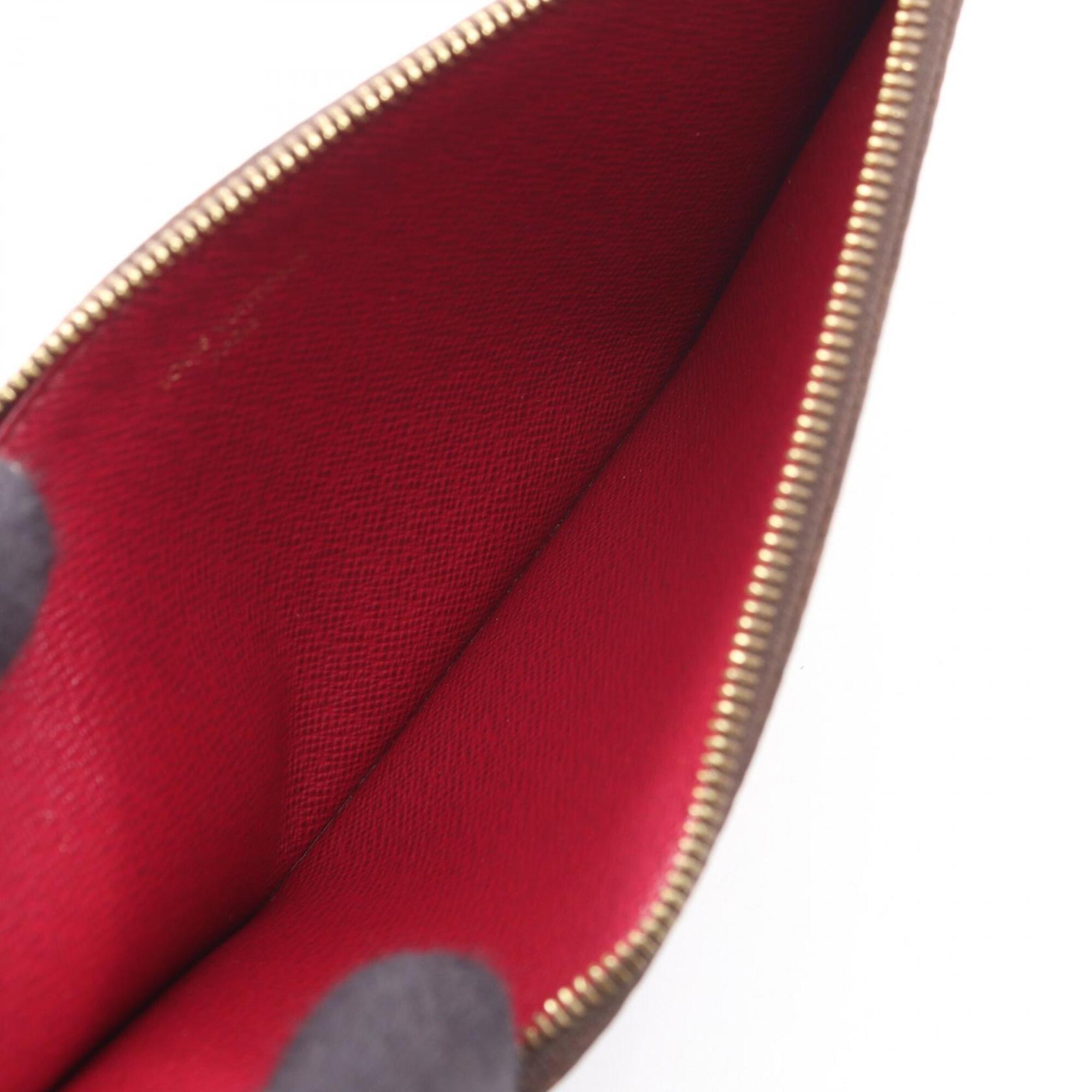 Louis Vuitton Brown Fuchsia Monogram Monogram Handbag Shoulder Bag (Pre-Owned)