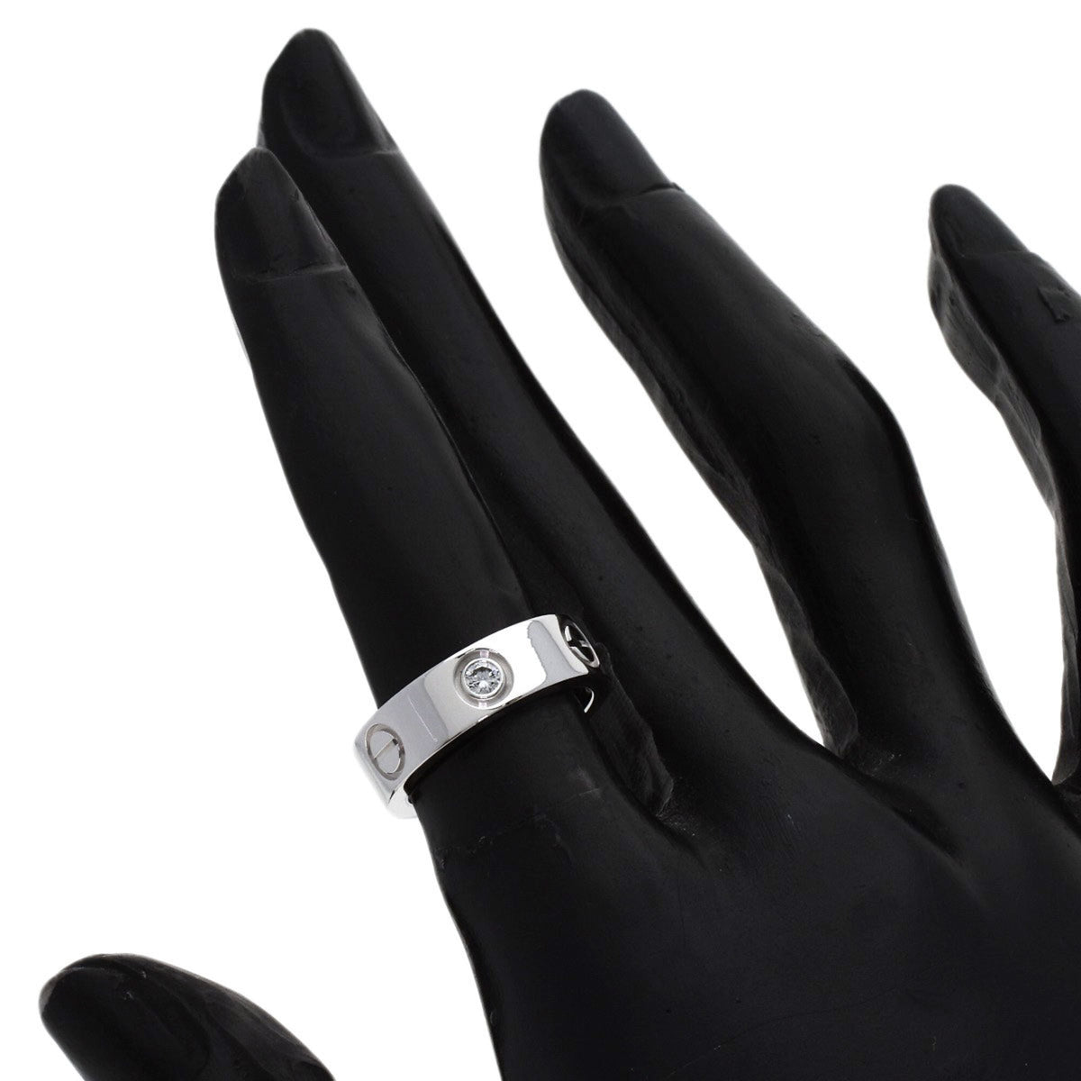 Cartier Love White Gold (18K) Band Ring (Pre-Owned)