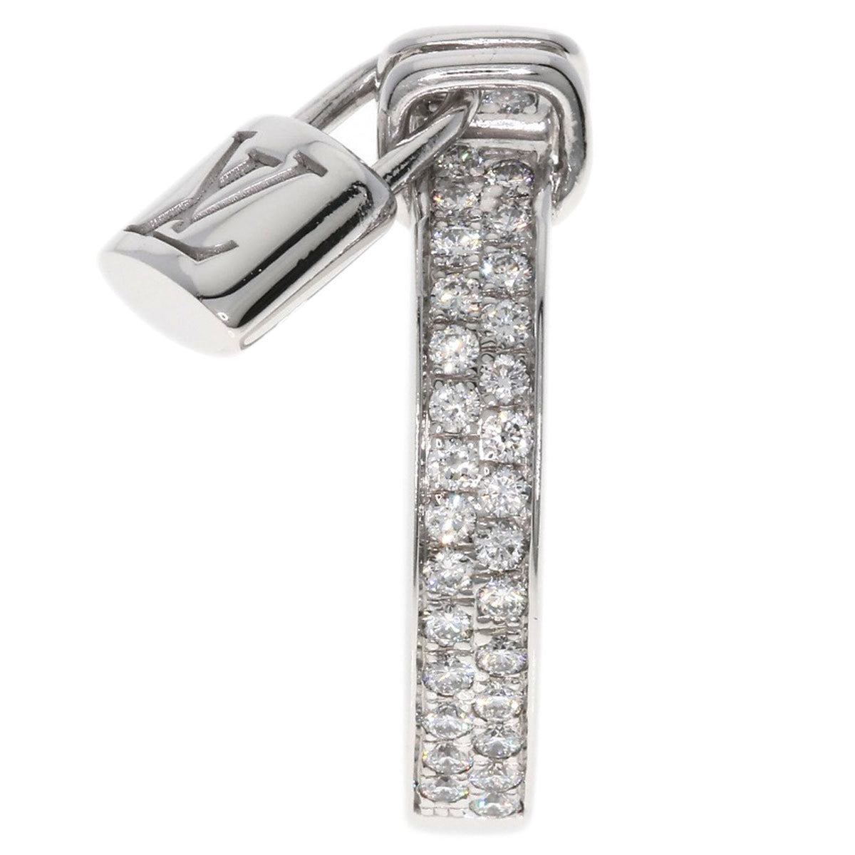 Louis Vuitton White Gold (18K) Band Ring (Pre-Owned)