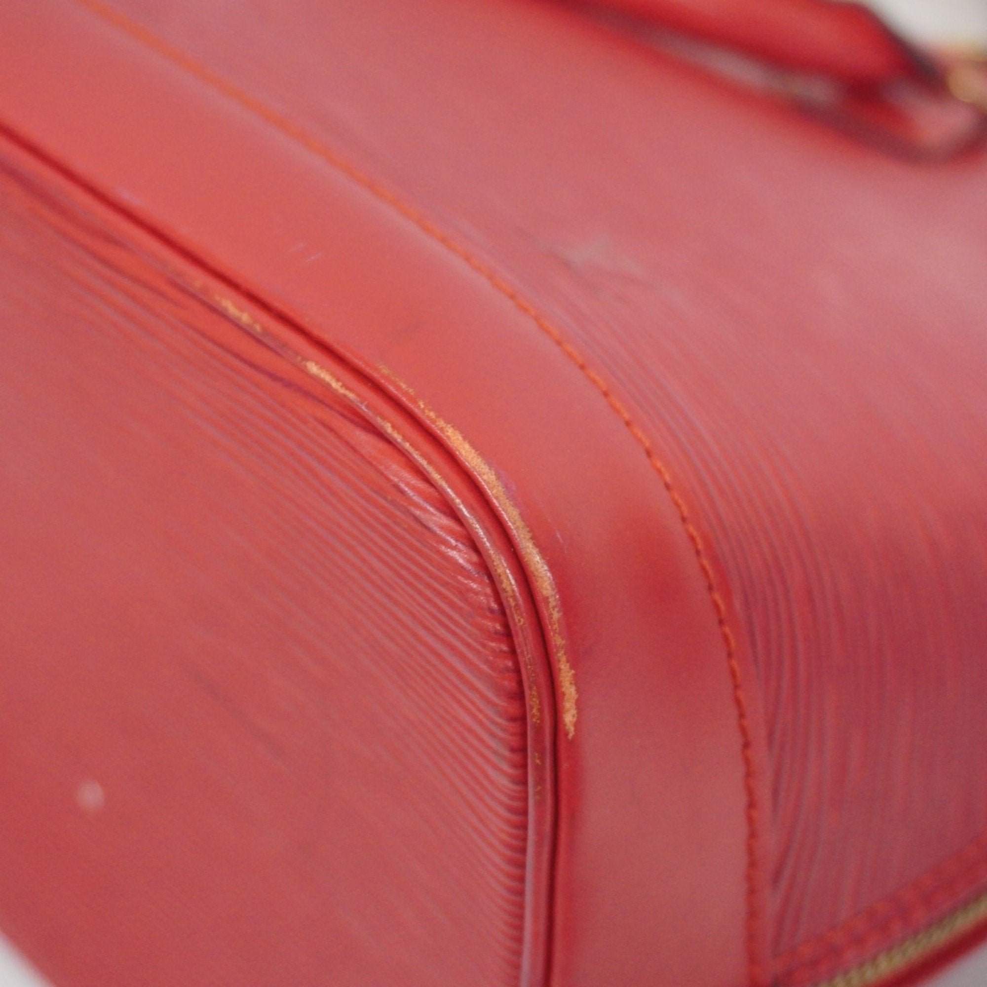 Louis Vuitton Castilian Red Handbag (Pre-Owned)