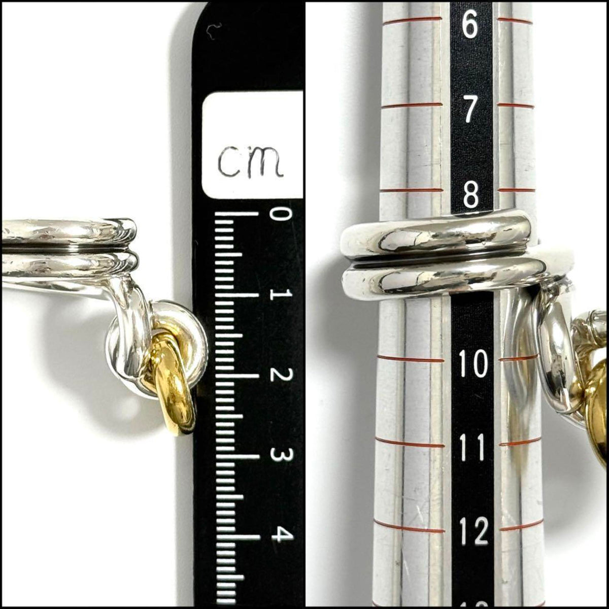 Bottega Veneta Silver 925 Band Ring (Pre-Owned)