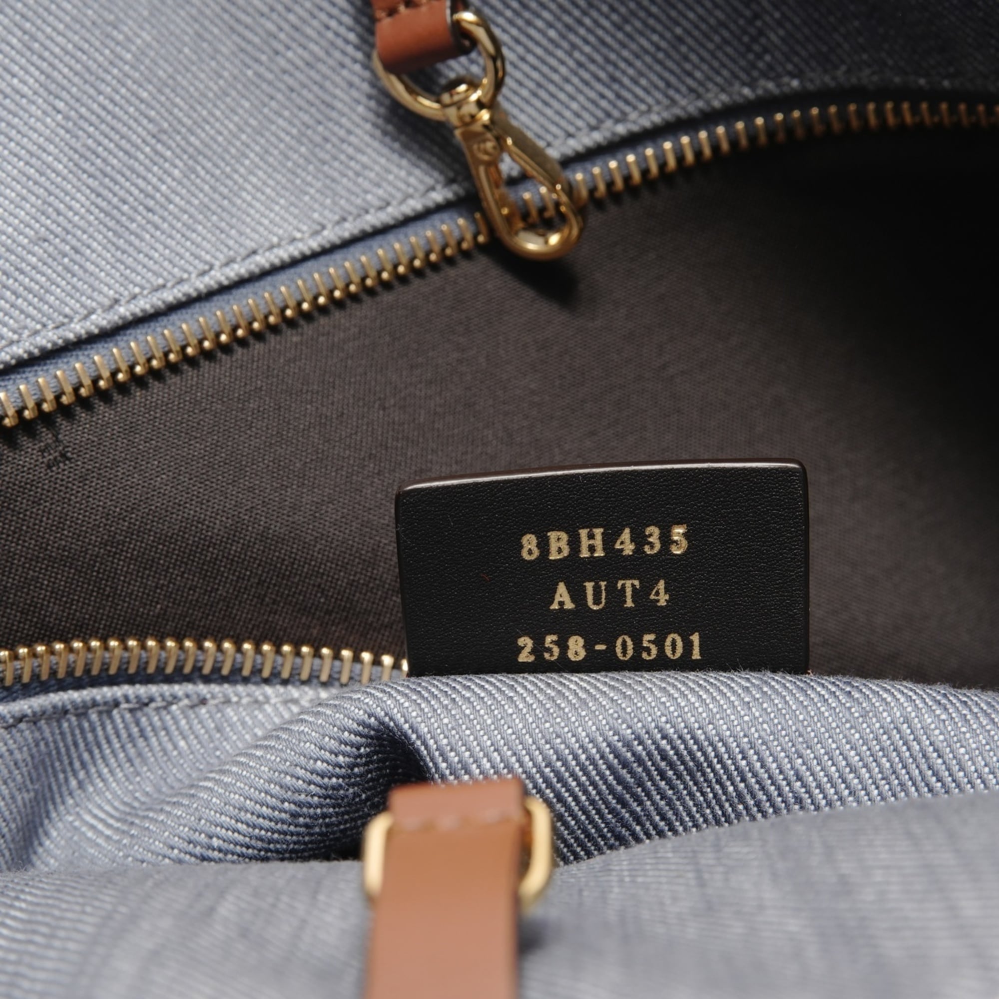 Fendi Gray Denim Tote Bag (Pre-Owned)