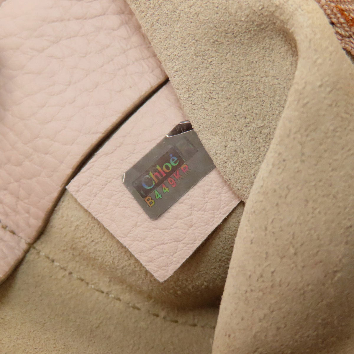 Chloé Pink Beige Leather Handbag (Pre-Owned)