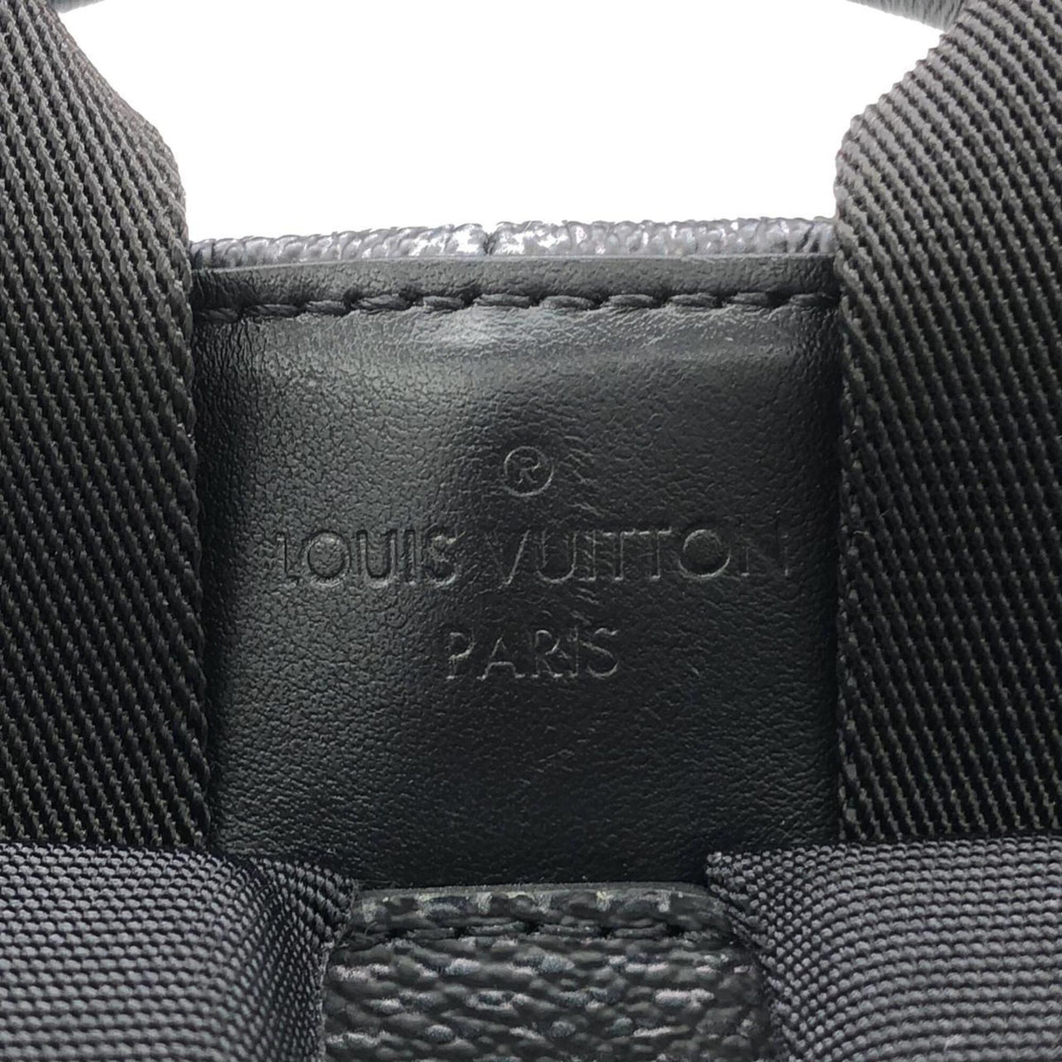 Louis Vuitton Dark Gray Graphite Coated Canvas Backpack (Pre-Owned)