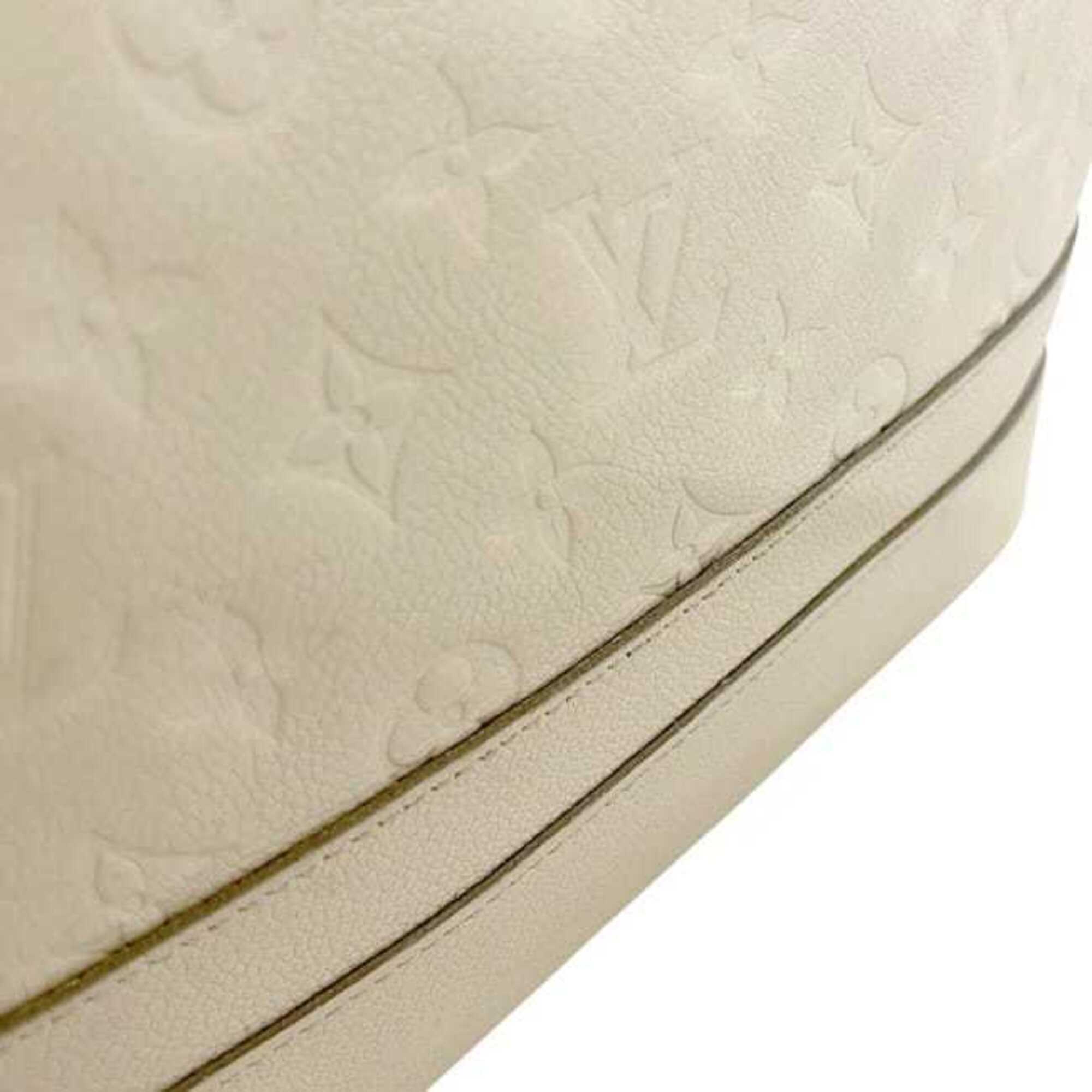 Louis Vuitton Beige Neige White Monogram Empreinte Leather Tote Bag (Pre-Owned)