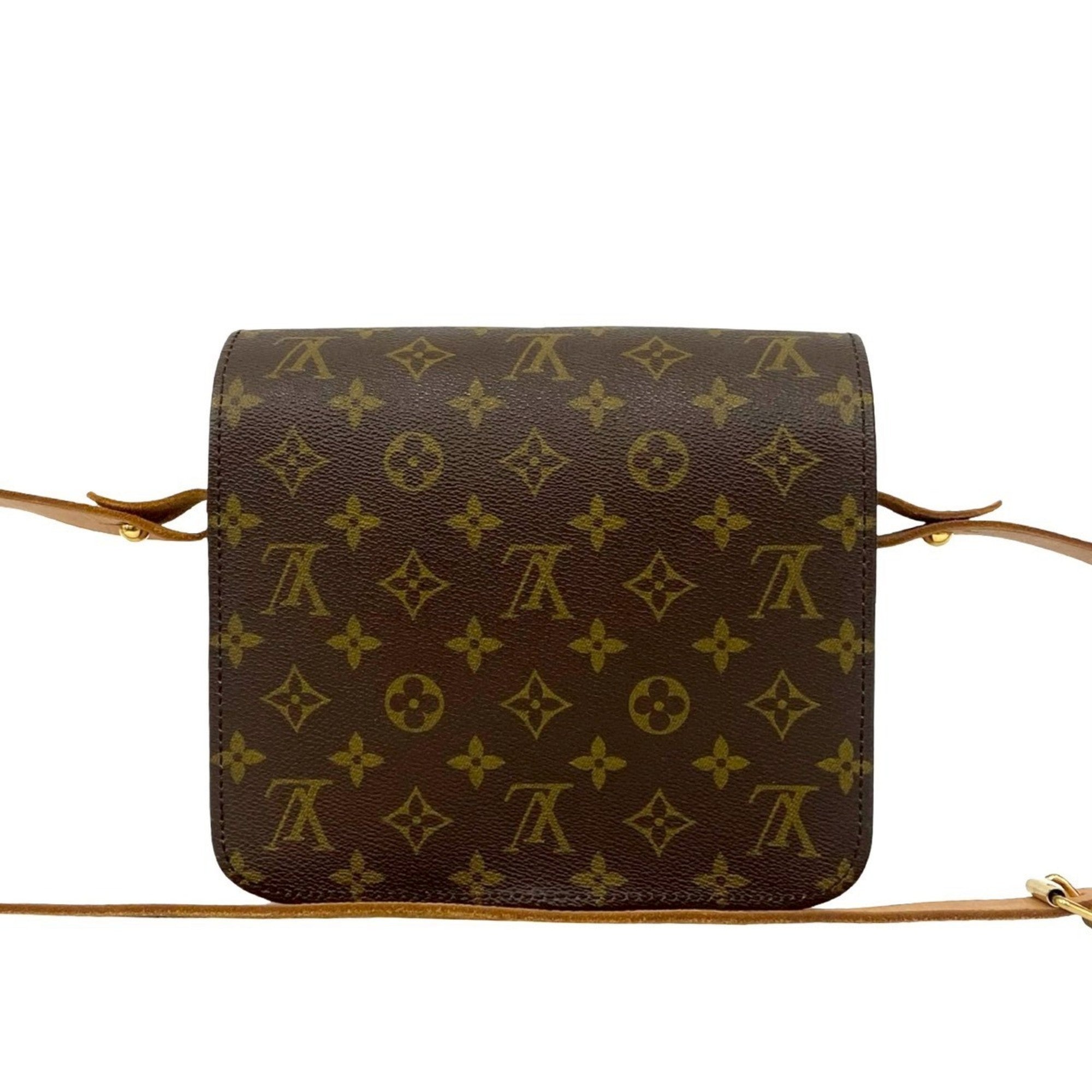 Louis Vuitton Brown Leather Pvc Pochette Shoulder Bag (Pre-Owned)