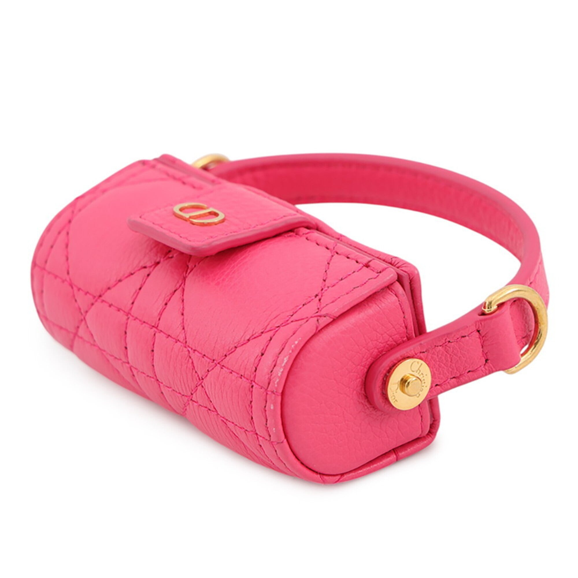 Christian Dior Pink Leather Pouch (Pre-Owned)