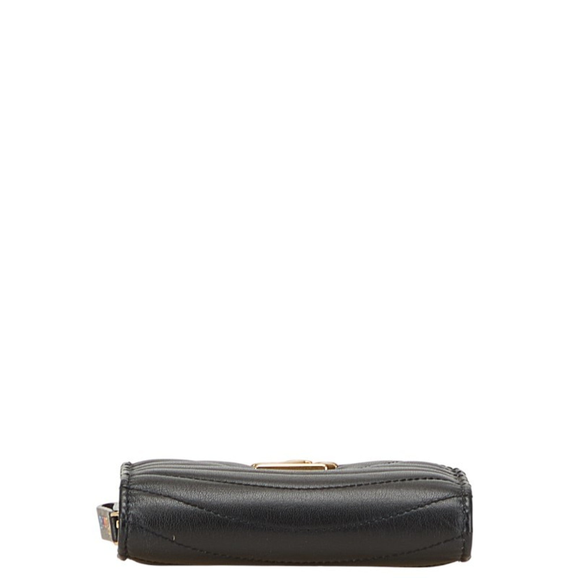 Louis Vuitton Black Leather Wallet (Bi-Fold) (Pre-Owned)