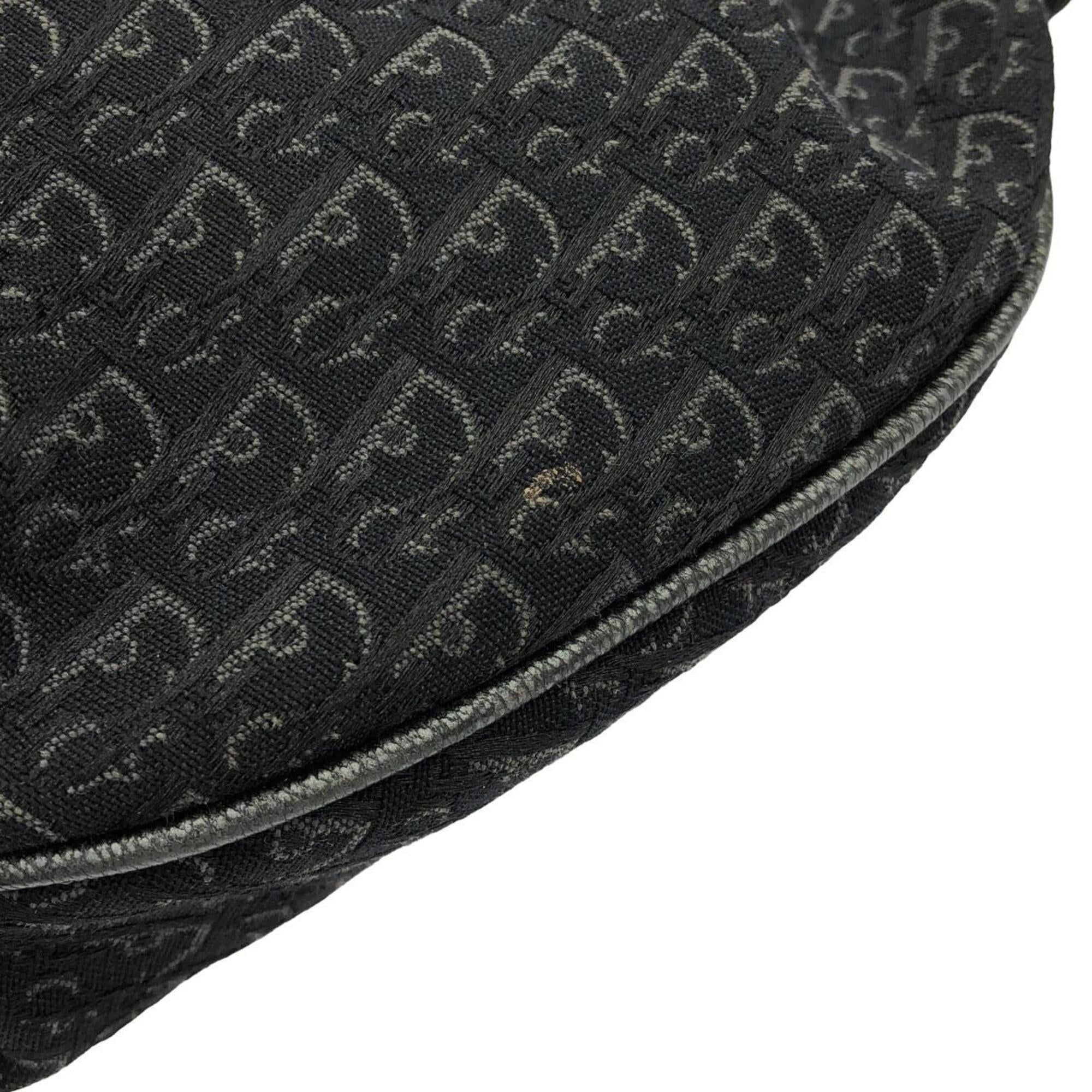 Christian Dior Black Canvas Shoulder Bag (Pre-Owned)