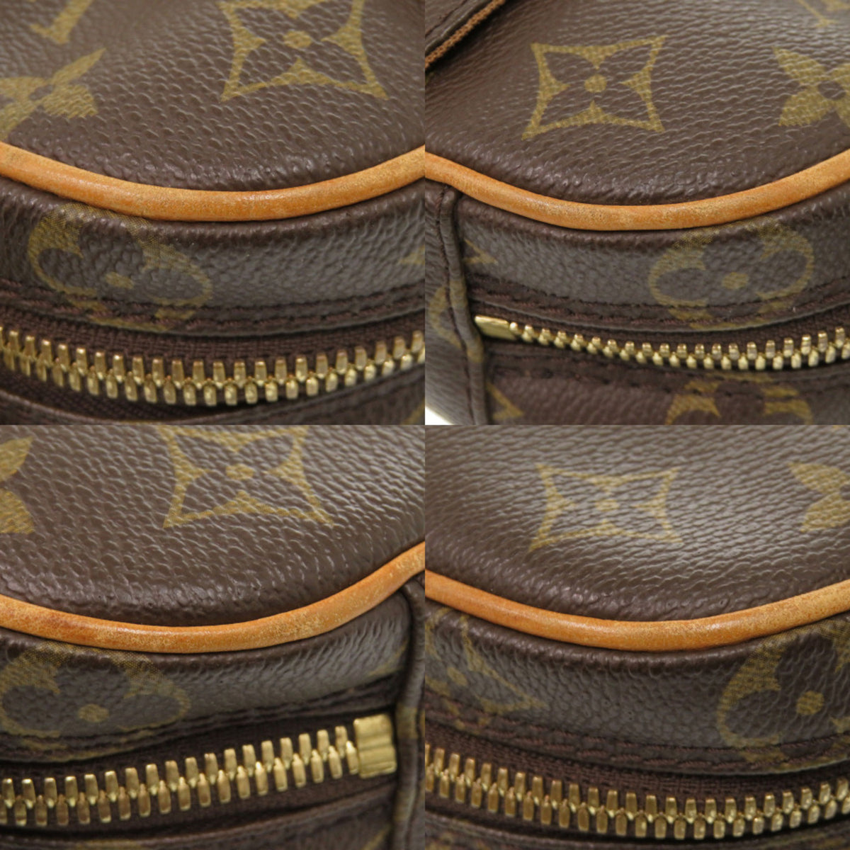 Louis Vuitton Brown Monogram Pochette Sling Bag (Pre-Owned)