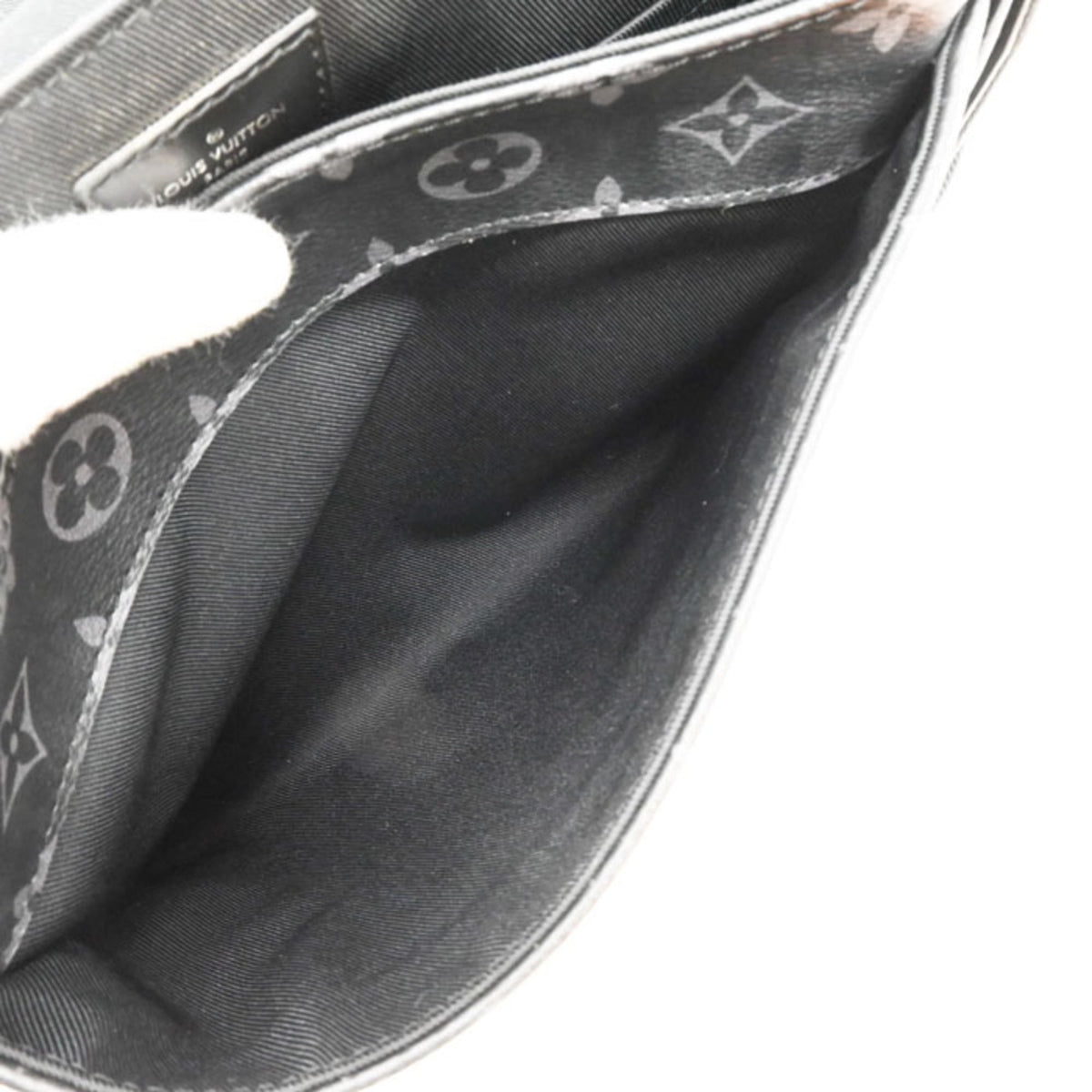 Louis Vuitton Black Monogram Eclipse Messenger Bag (Pre-Owned)