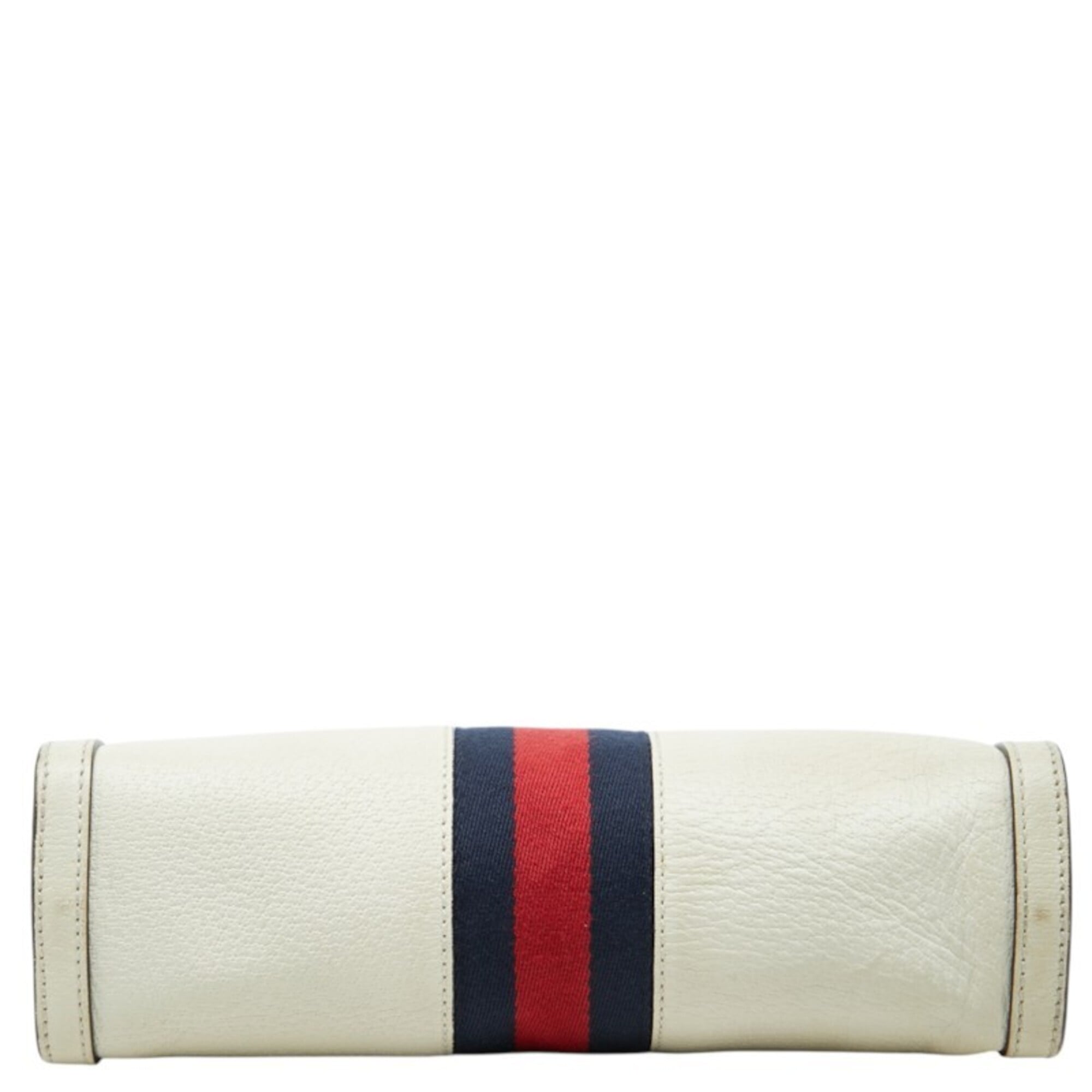 Gucci Ivory Leather Shoulder Bag (Pre-Owned)