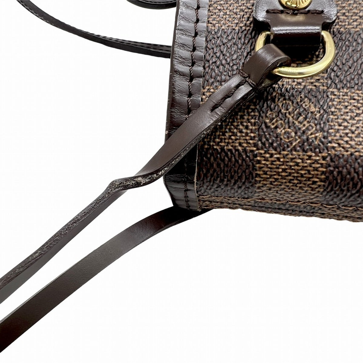 Louis Vuitton Brown Damier Canvas Shoulder Bag Tote Bag (Pre-Owned)