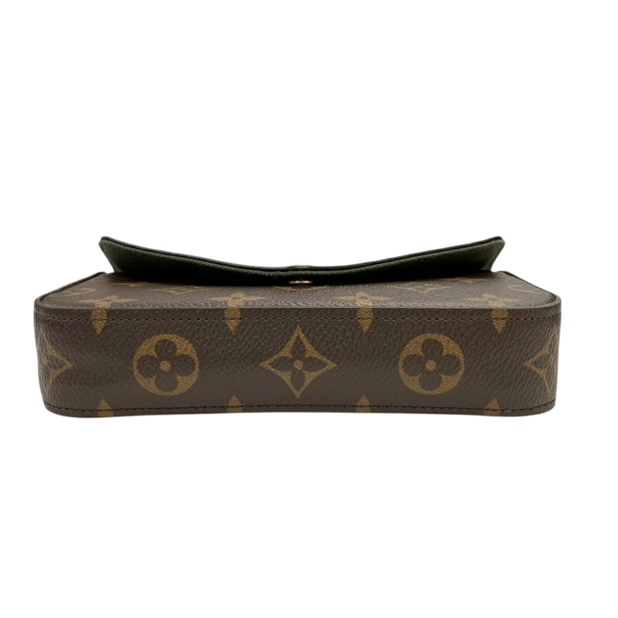 Louis Vuitton Brown Monogram Pochette Shoulder Bag (Pre-Owned)