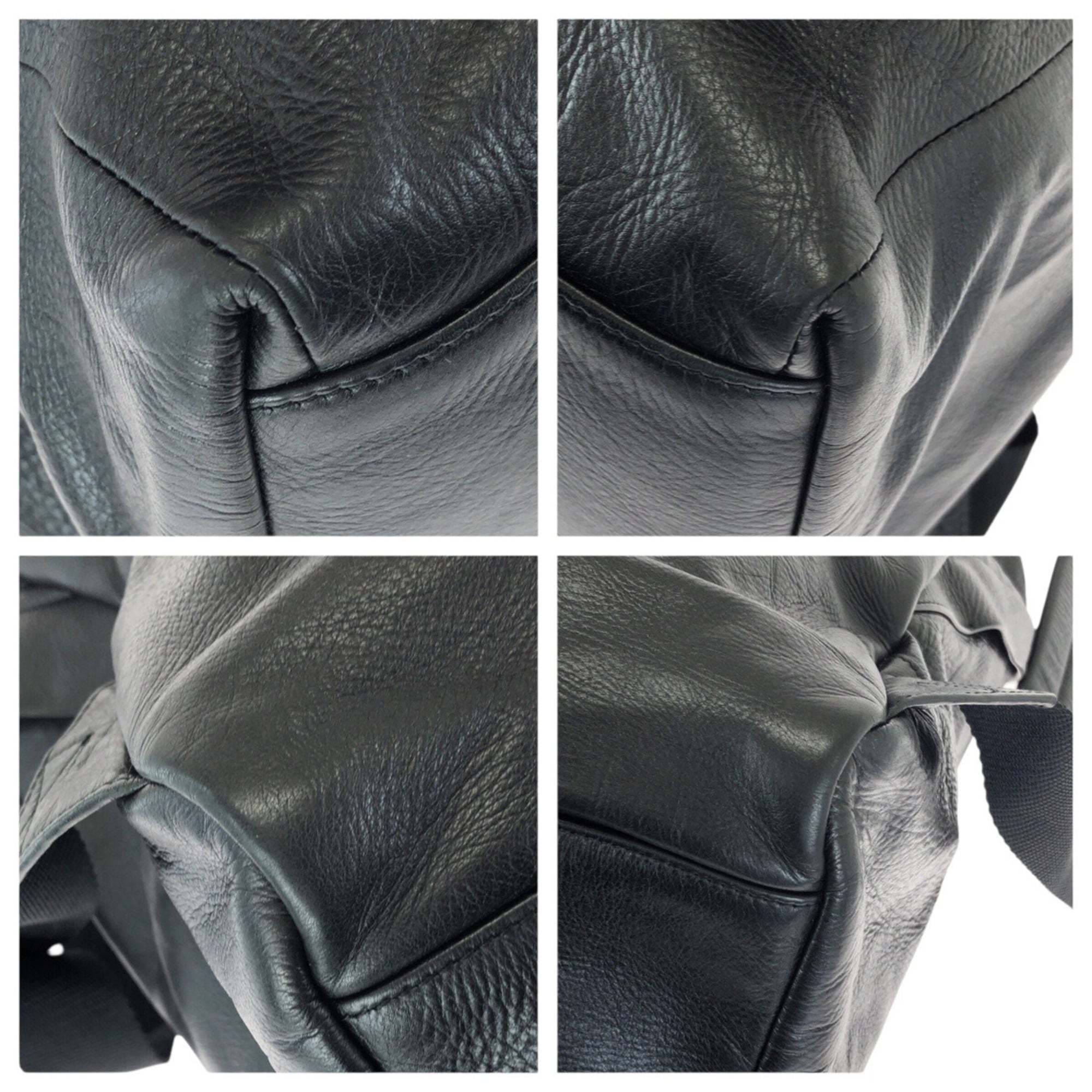 Balenciaga Black Leather Backpack (Pre-Owned)