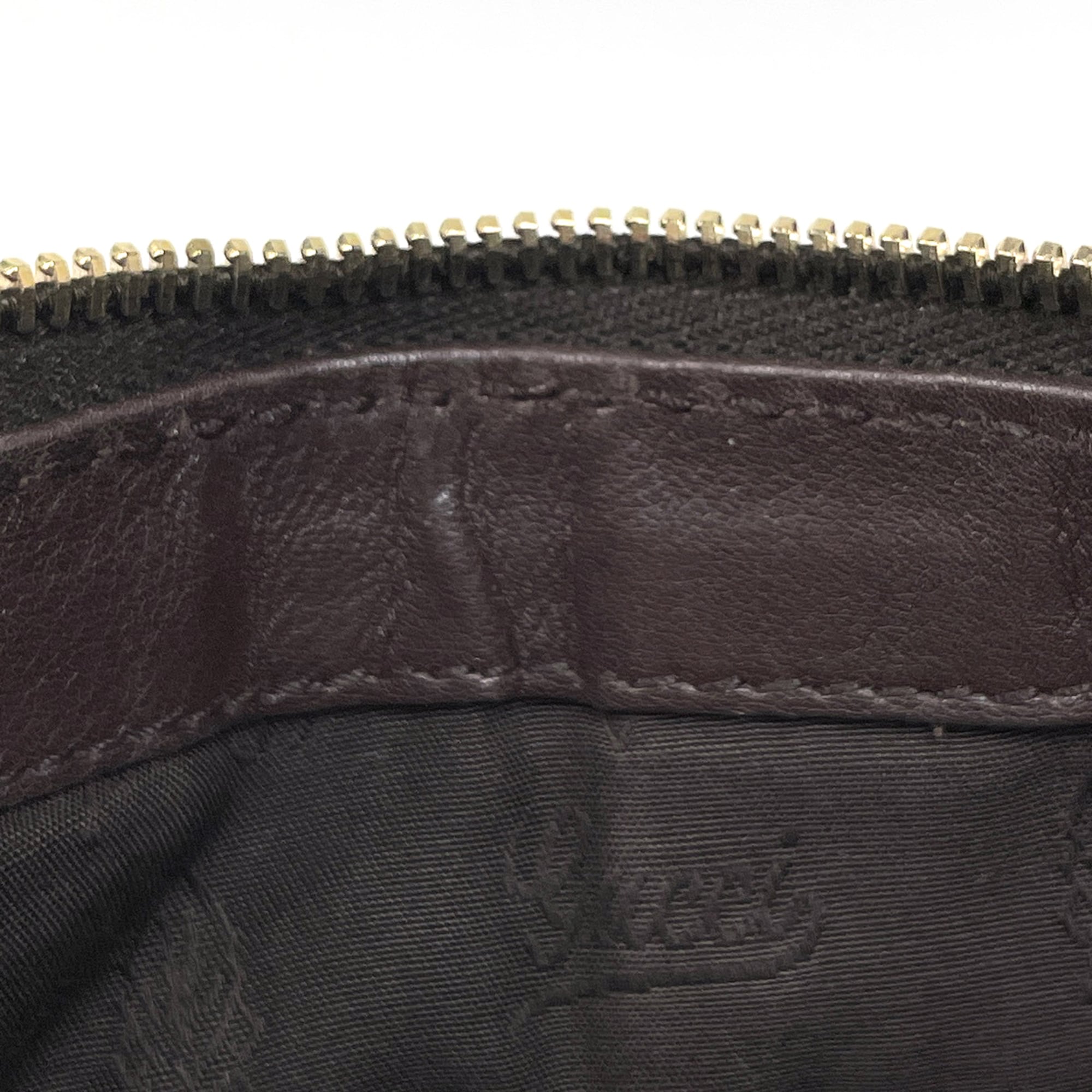 Gucci Sukey Dark Brown Gg Leather Shoulder Bag (Pre-Owned)