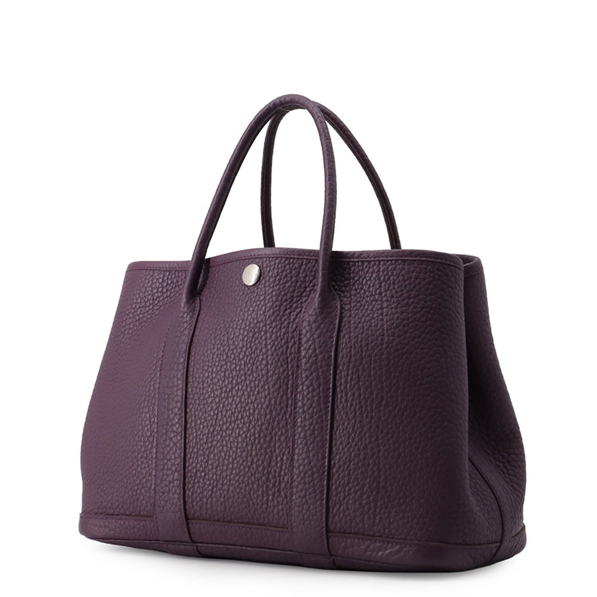 Hermes Cassis Buffalo Leather Handbag Tote Bag (Pre-Owned)