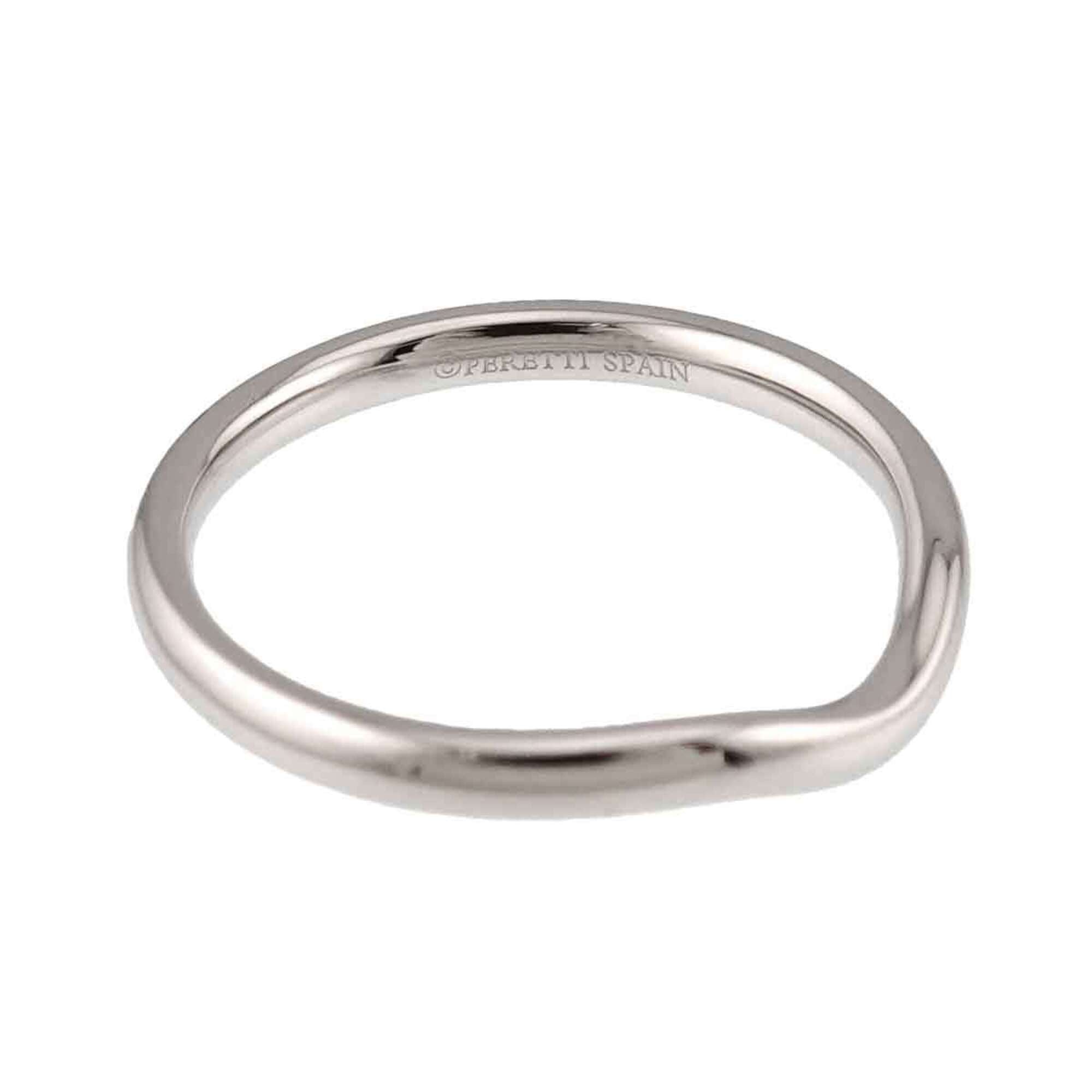 Tiffany Platinum Platinum 950 Band Ring (Pre-Owned)