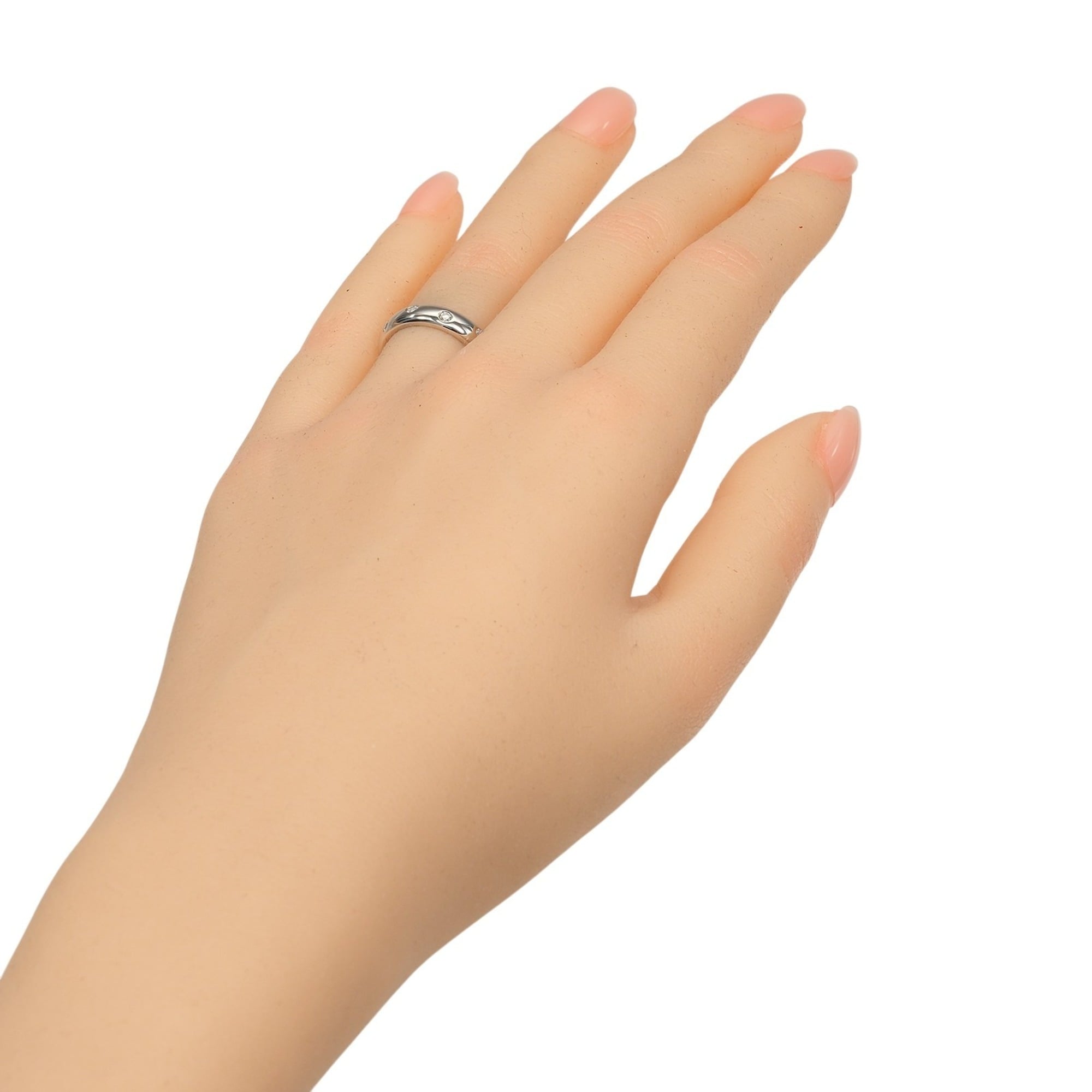 Tiffany Platinum Platinum 950 Band Ring (Pre-Owned)