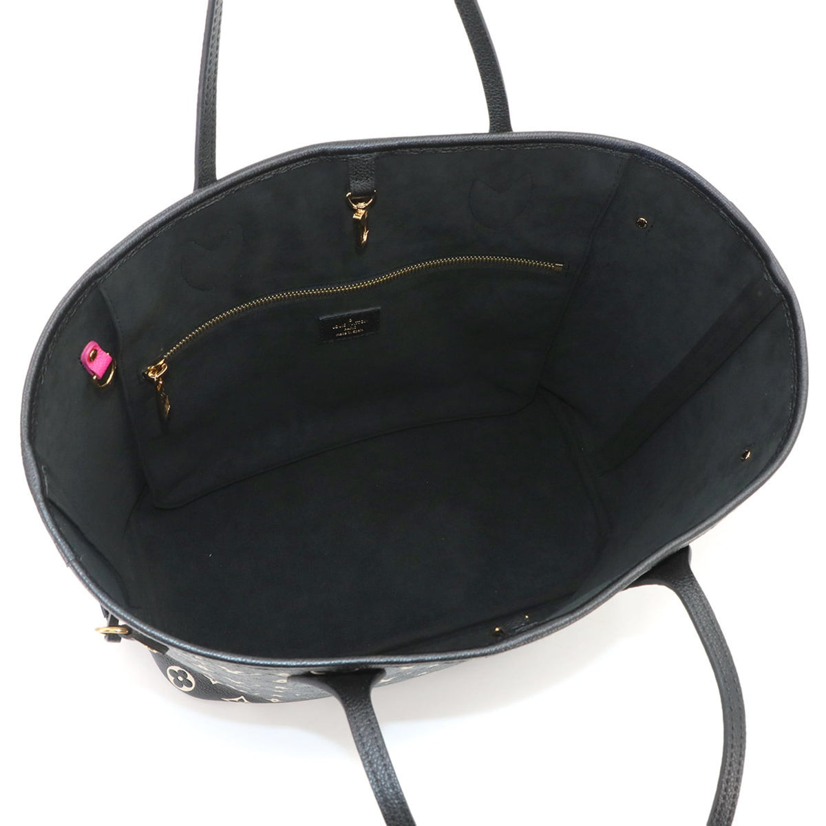 Louis Vuitton Black White Monogram Empreinte Leather Handbag Pouch Tote Bag (Pre-Owned)