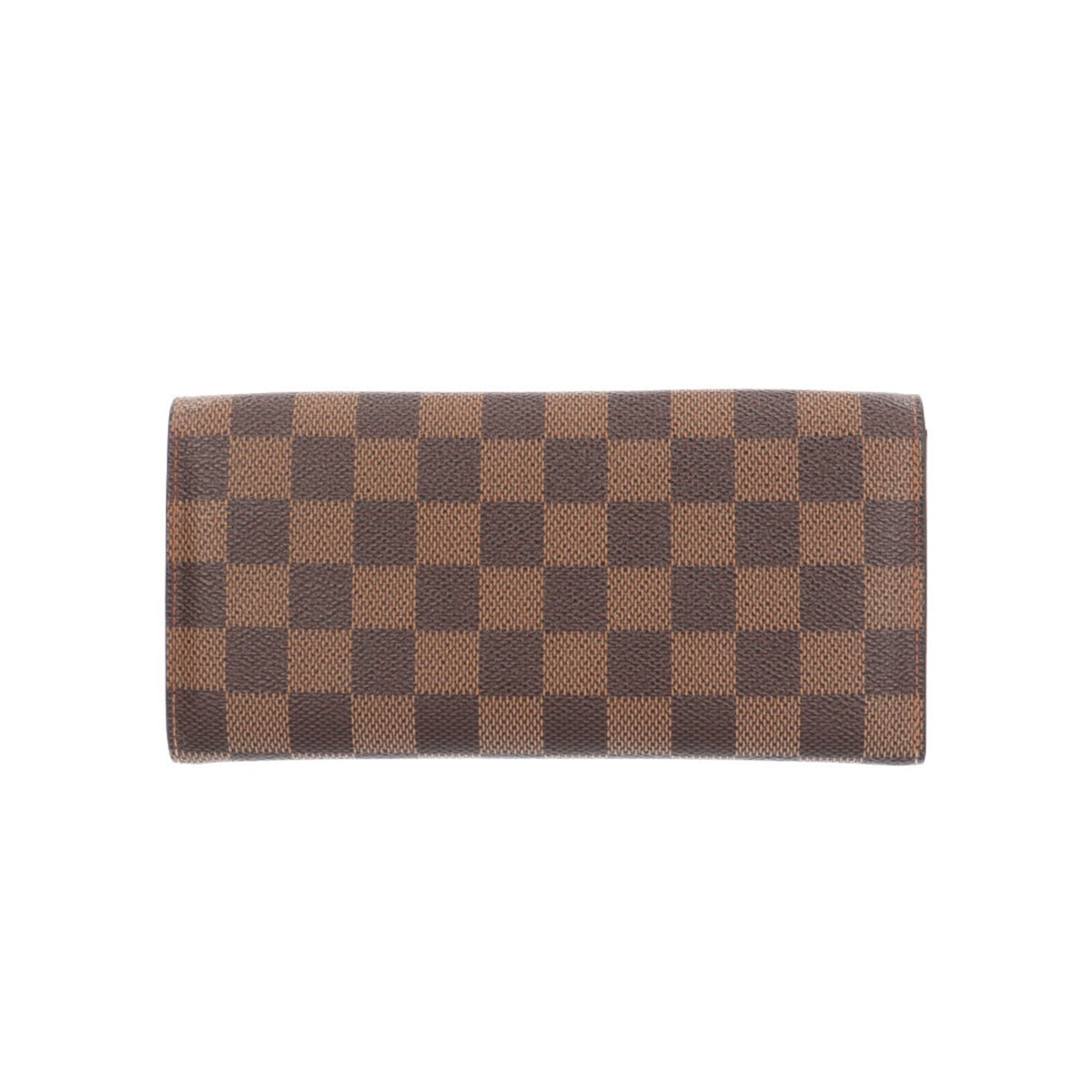 Louis Vuitton Damier Brown Damier Canvas Long Wallet (Bi-Fold) (Pre-Owned)