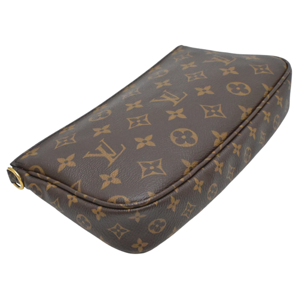 Louis Vuitton Brown Khaki Monogram Pochette Pouch (Pre-Owned)
