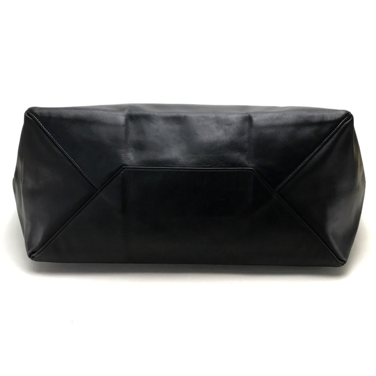 Celine Beige Black Canvas Leather Tote Bag (Pre-Owned)