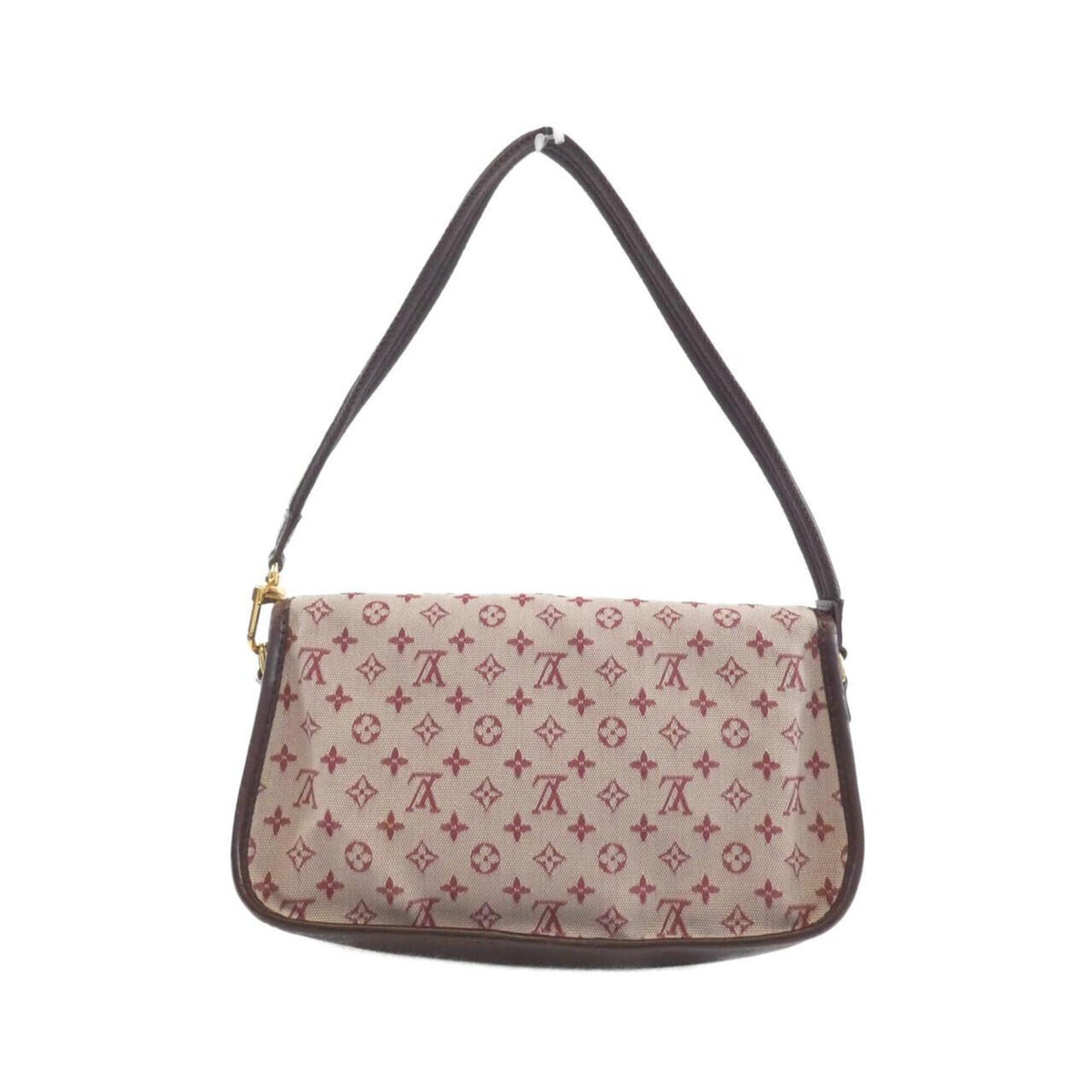 Louis Vuitton Red Color Canvas Shoulder Bag (Pre-Owned)