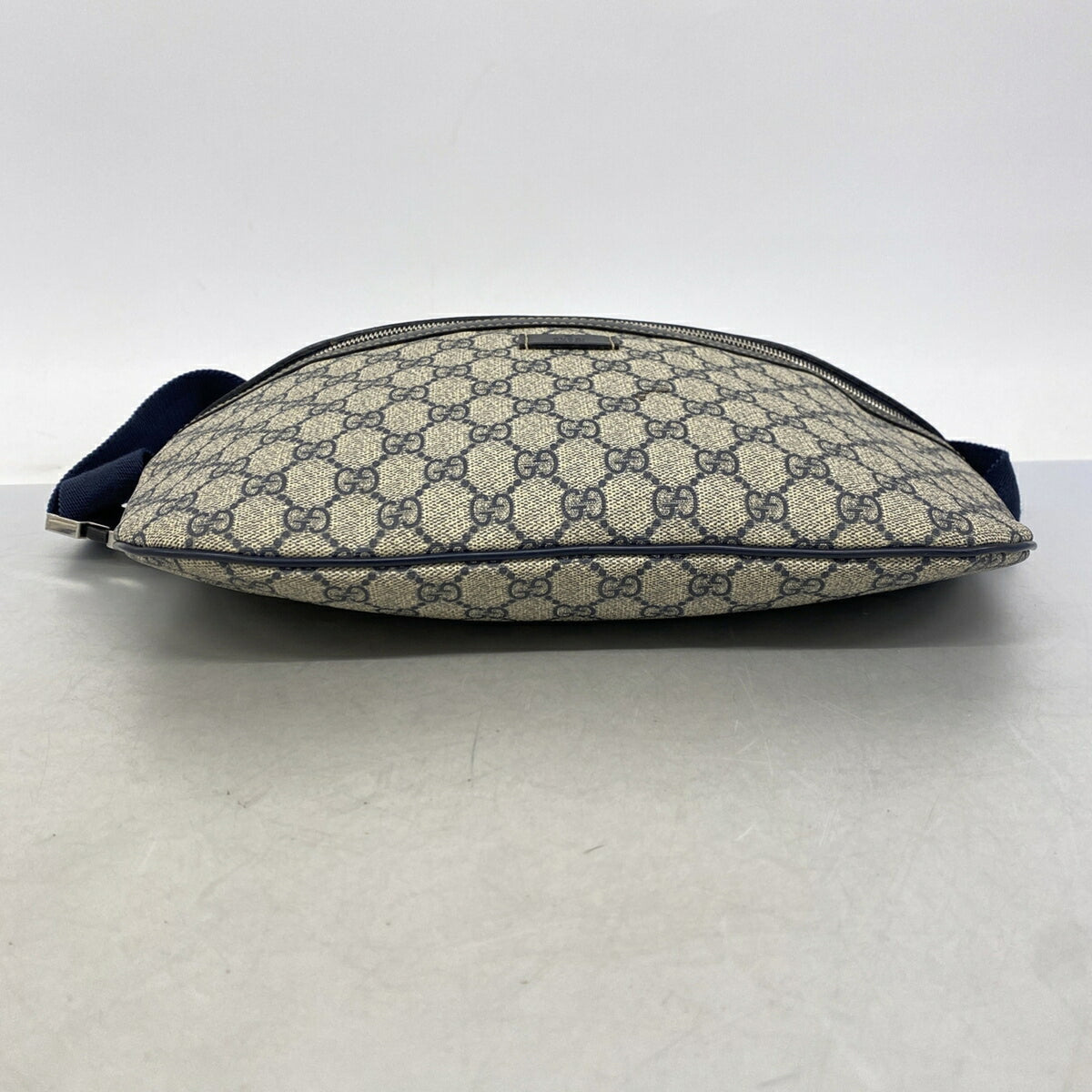 Gucci Brown Navy Pvc Fanny Pack (Pre-Owned)