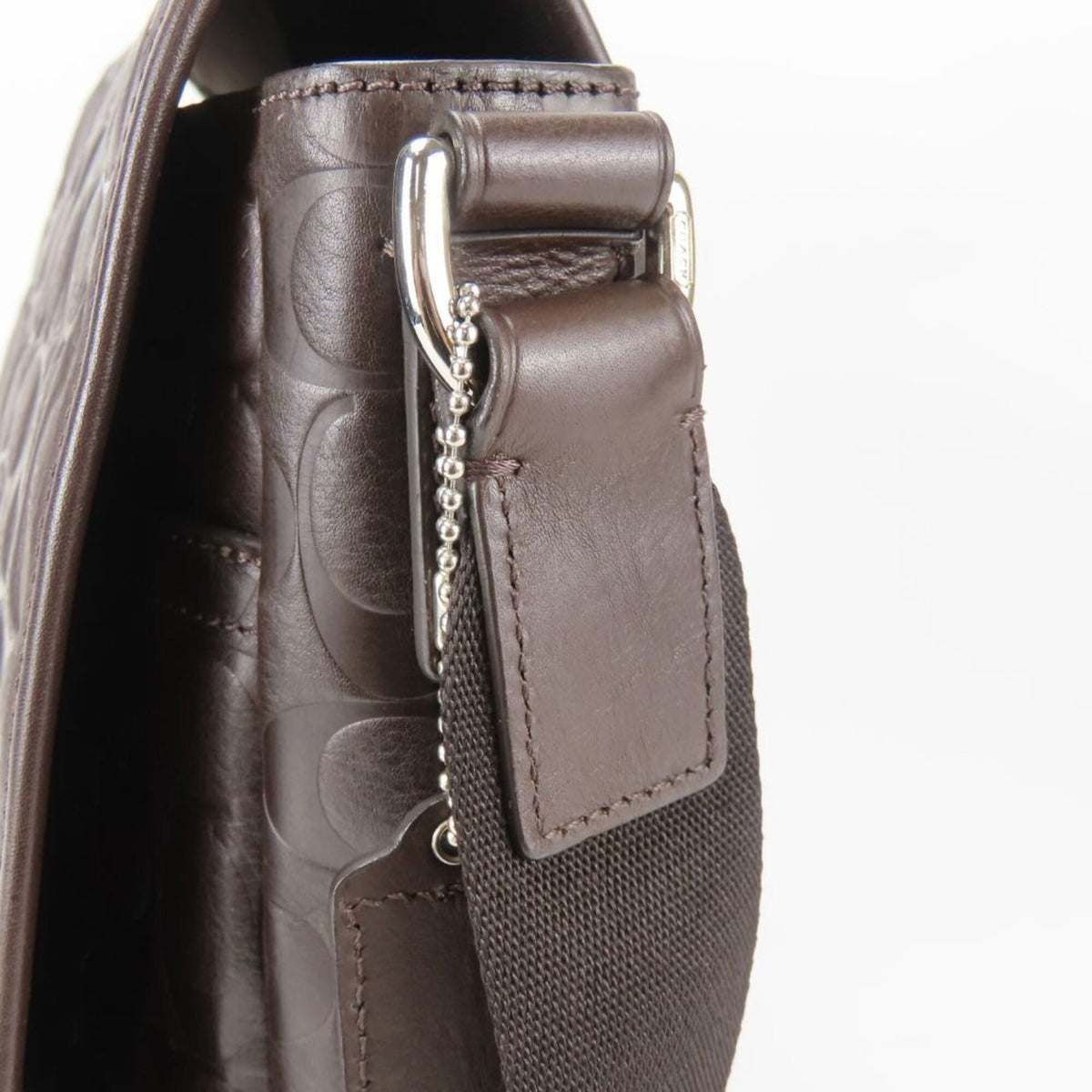 Coach Dark Brown Leather Shoulder Bag (Pre-Owned)