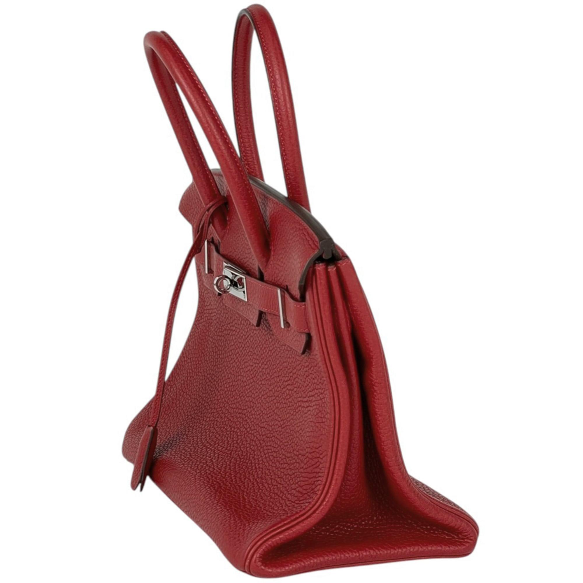 Hermes Birkin Rouge Casaque Togo Leather Handbag (Pre-Owned)