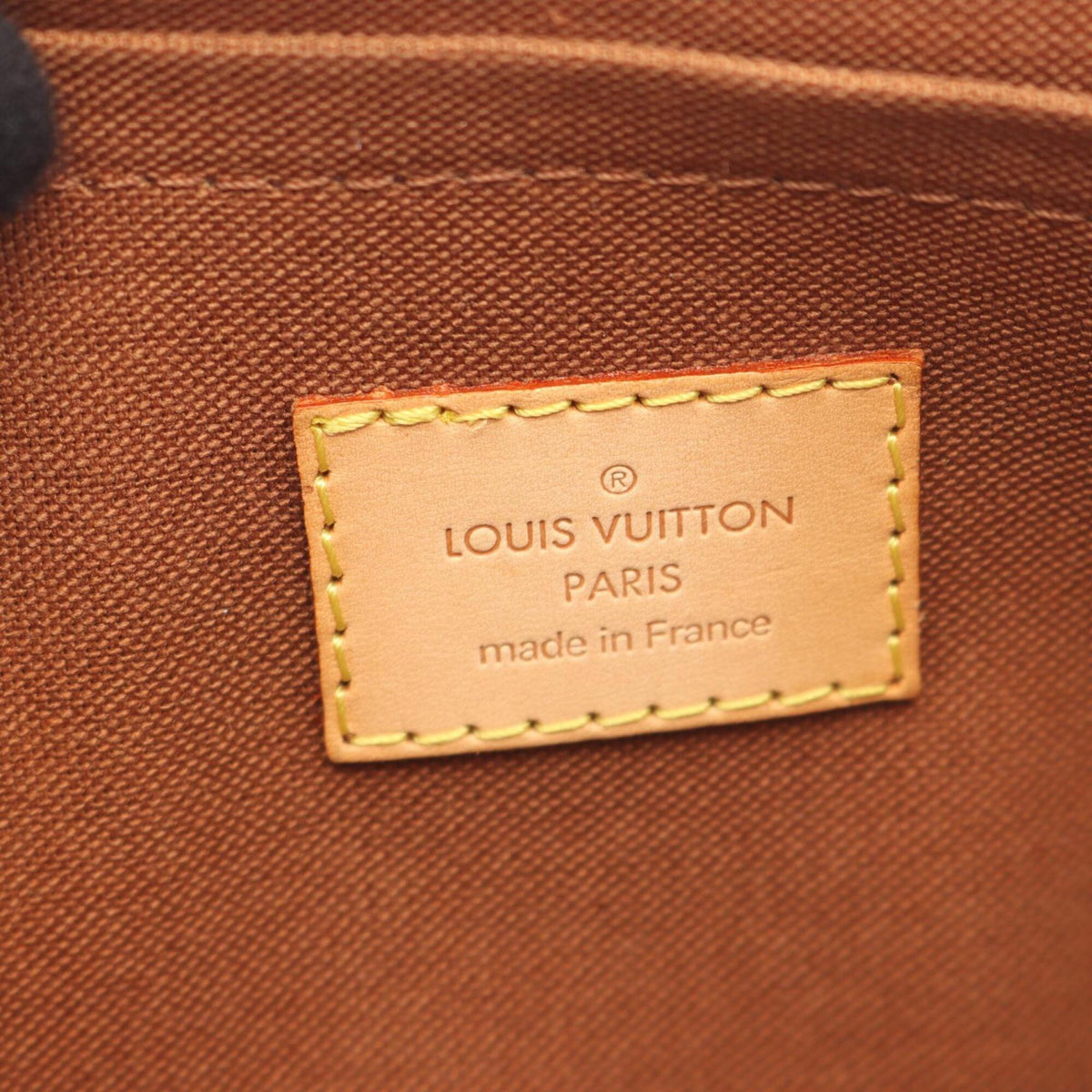 Louis Vuitton Brown Coated Canvas Leather Fanny Pack Handbag (Pre-Owned)