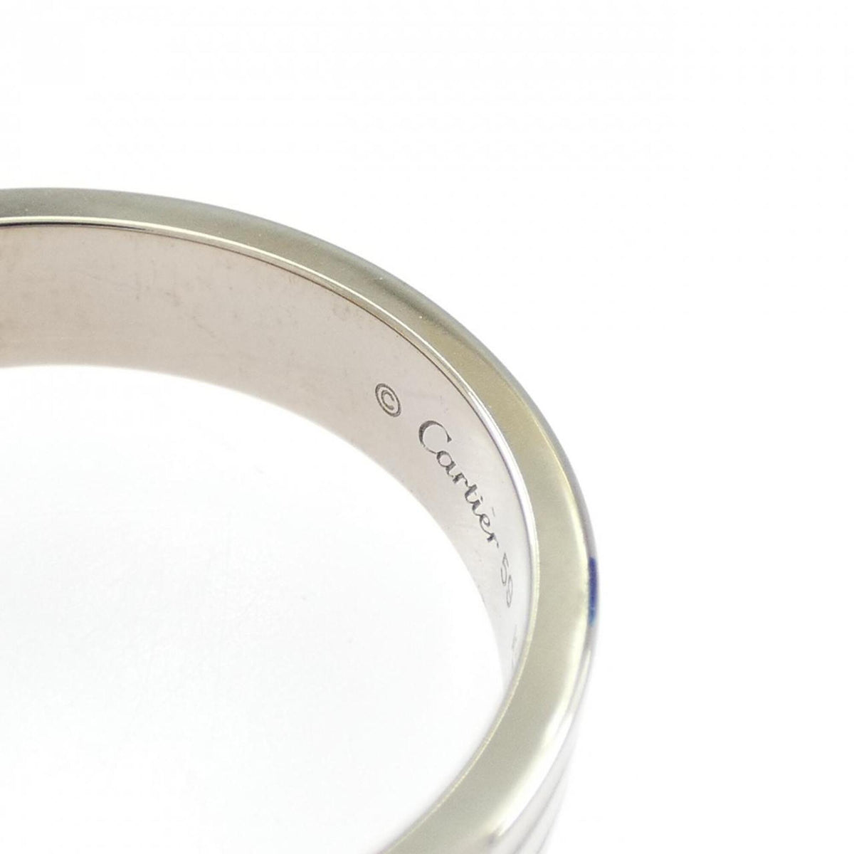 Cartier White Gold White Gold (18K) Band Ring (Pre-Owned)