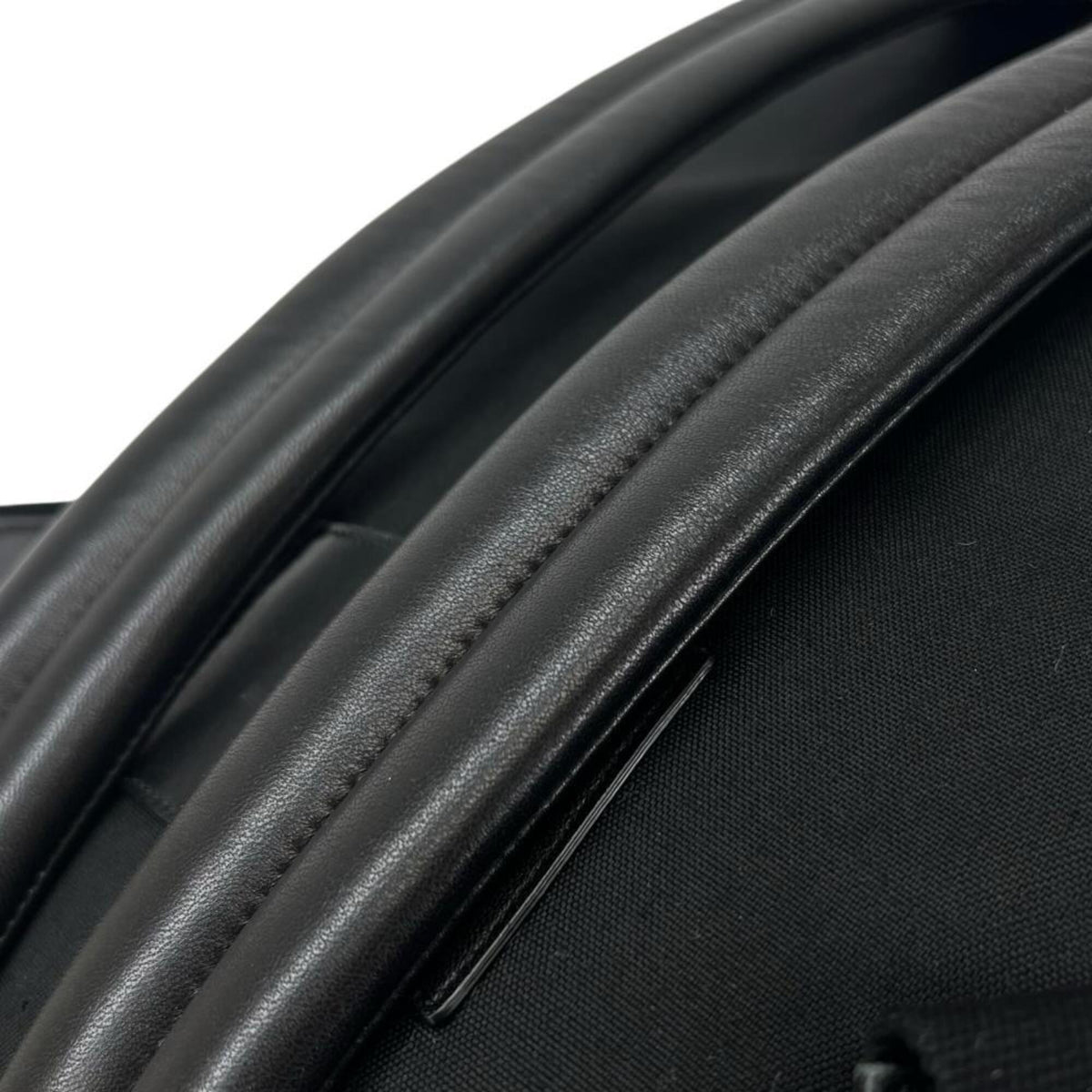 Saint Laurent Black Leather Nylon Backpack (Pre-Owned)