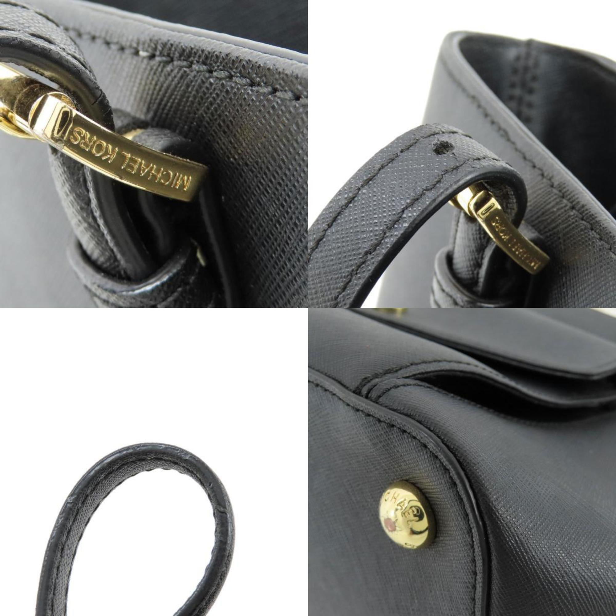 Michael Kors Black Pvc Tote Bag (Pre-Owned)