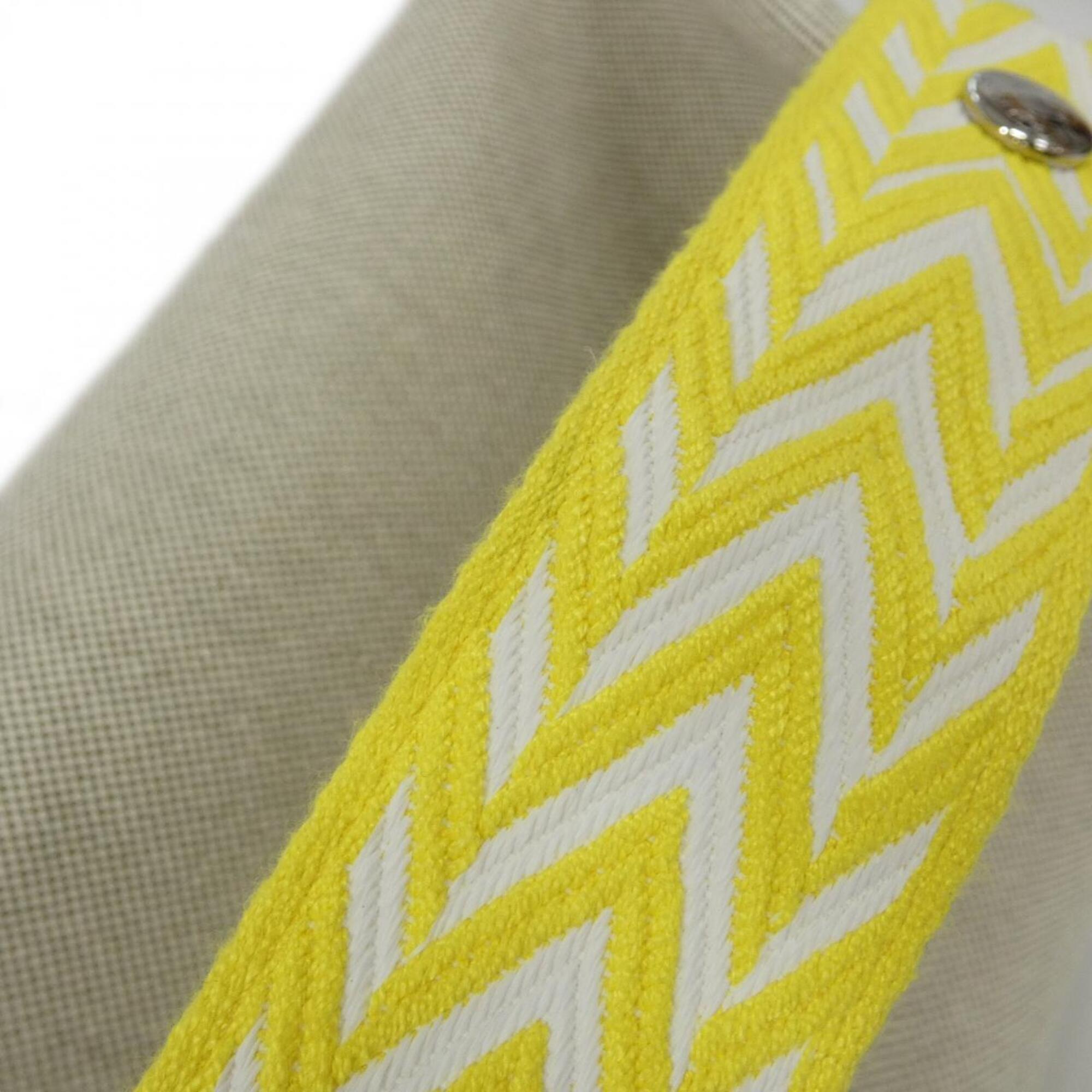 Hermes Beige Canvas Handbag Pouch (Pre-Owned)