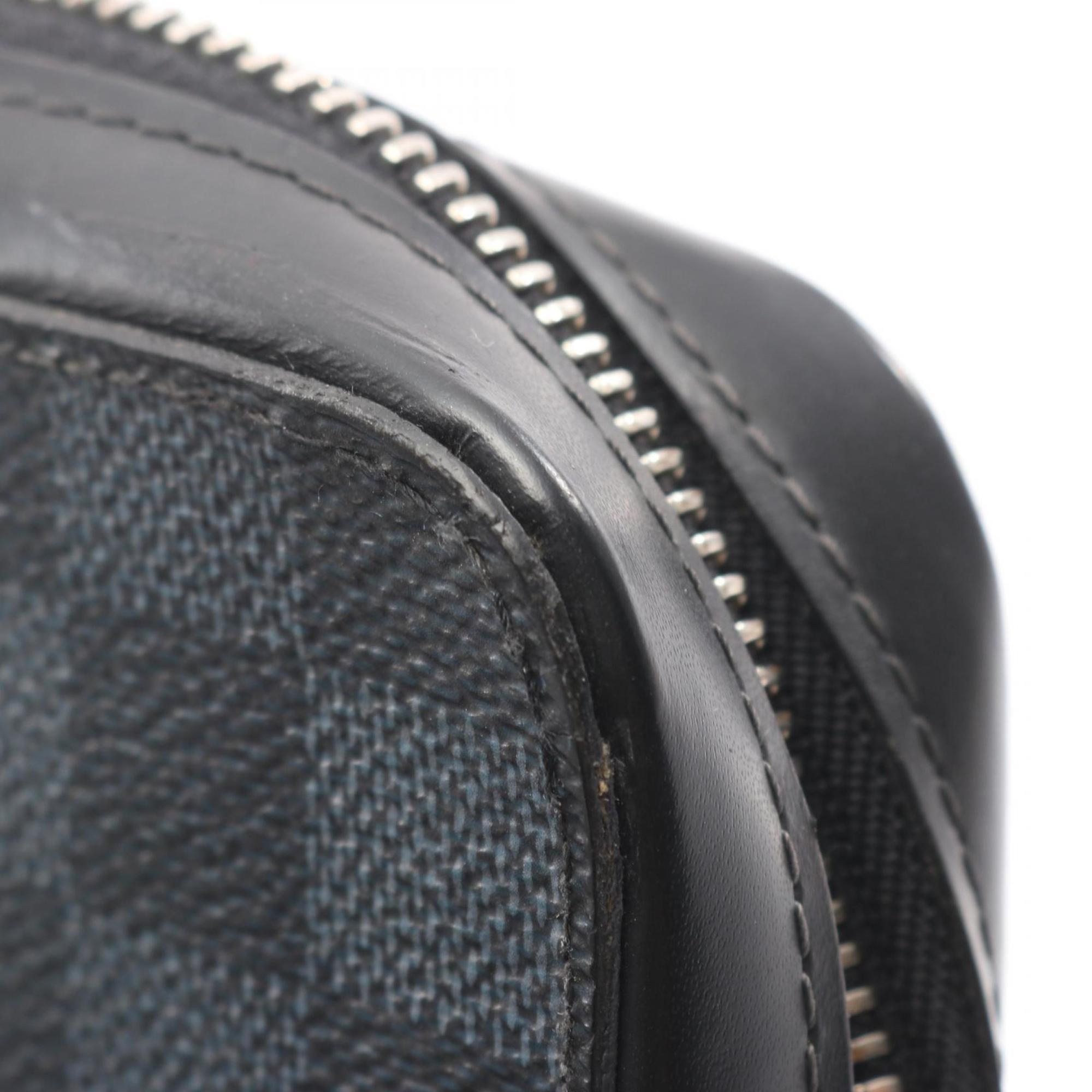 Louis Vuitton Black Damier Graphite Damier Graphite Long Bill Wallet (Bi-Fold) (Pre-Owned)