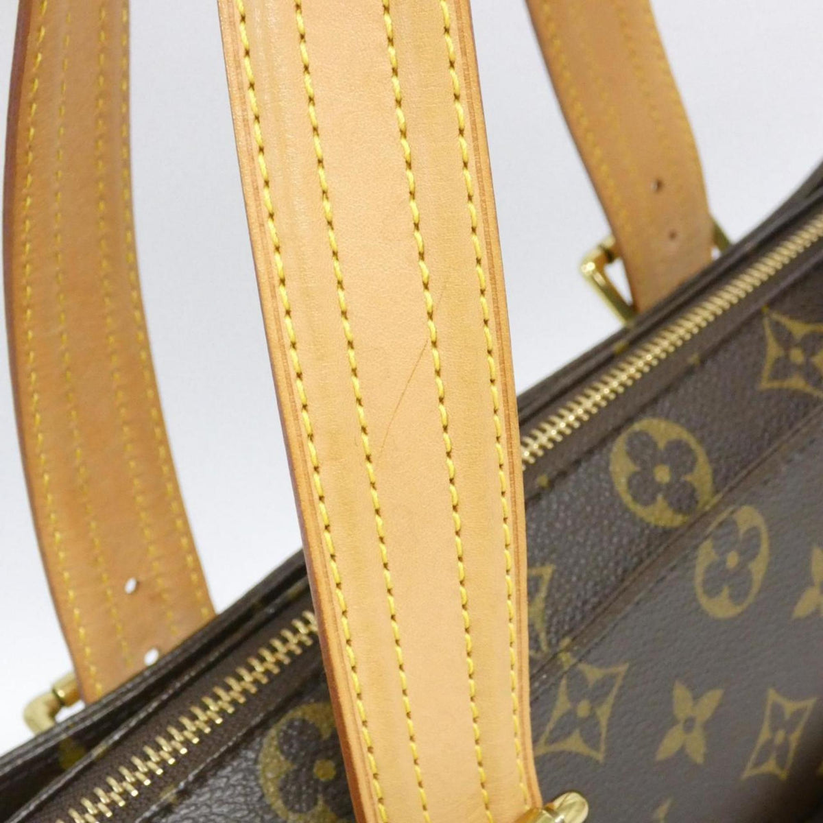 Louis Vuitton Brown Coated Canvas Handbag (Pre-Owned)